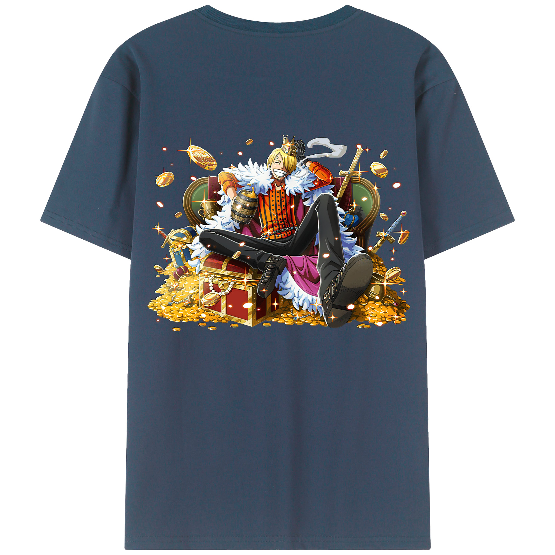 （画像用） ワンピース サンジ ONE PIECE Sanji レディース半袖Tシャツ(バックプリント)