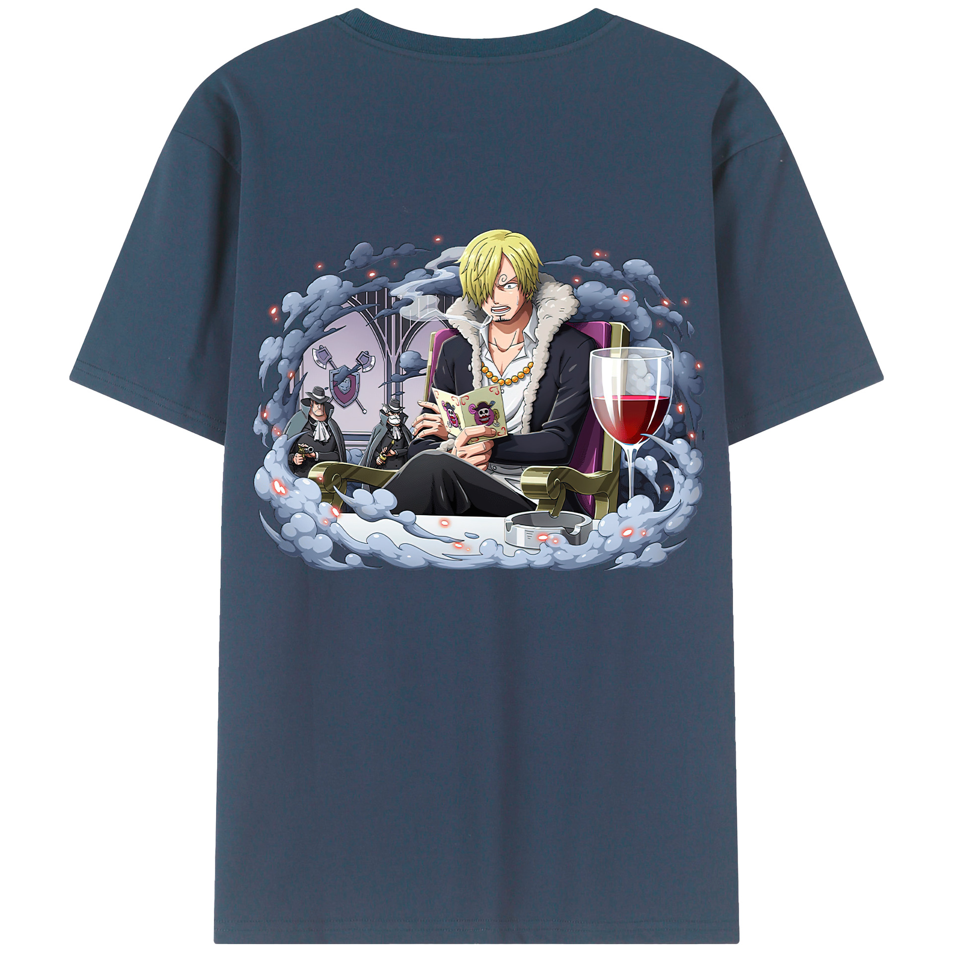 （画像用） ワンピース サンジ ONE PIECE Sanji レディース半袖Tシャツ(バックプリント)