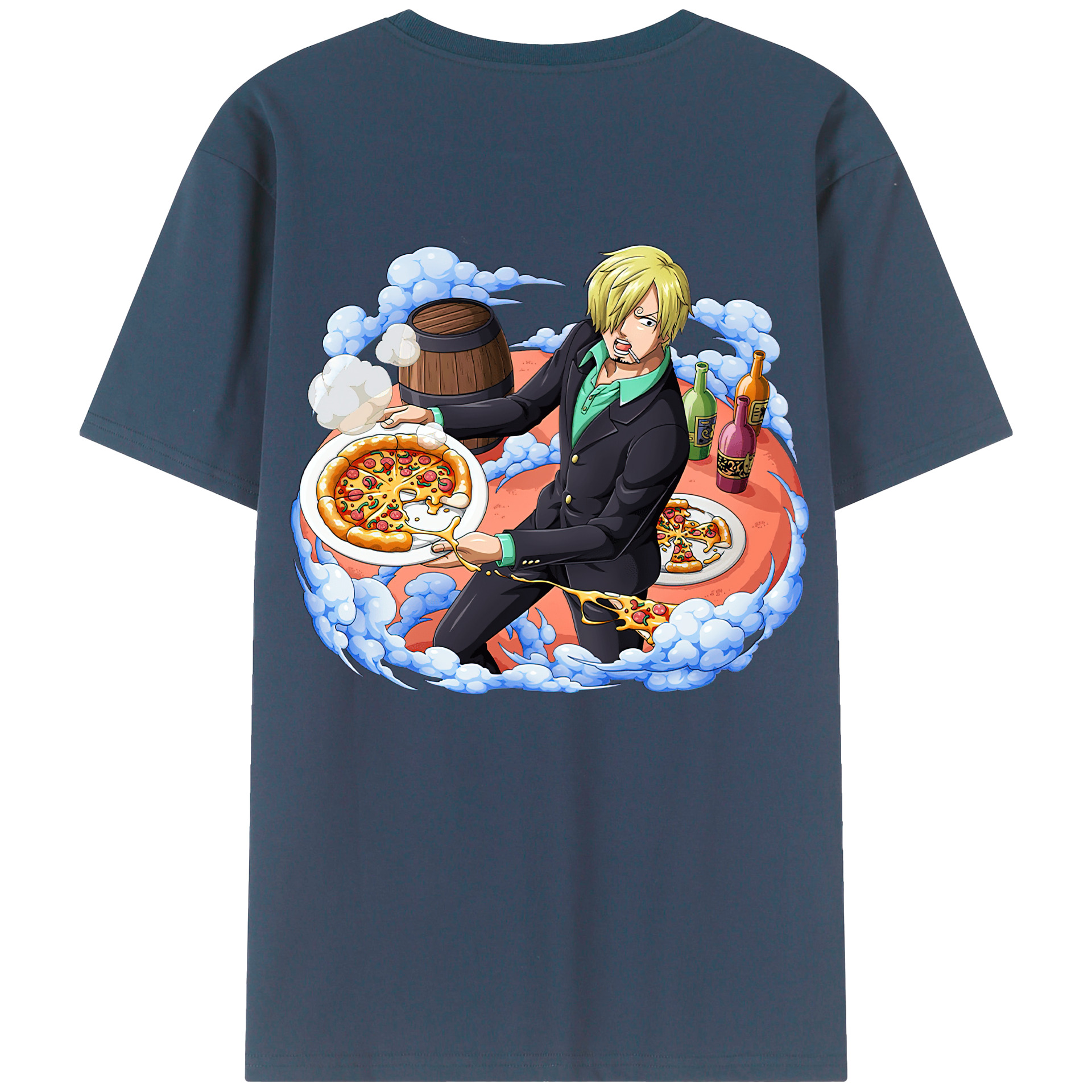 （画像用） ワンピース サンジ ONE PIECE Sanji レディース半袖Tシャツ(バックプリント)