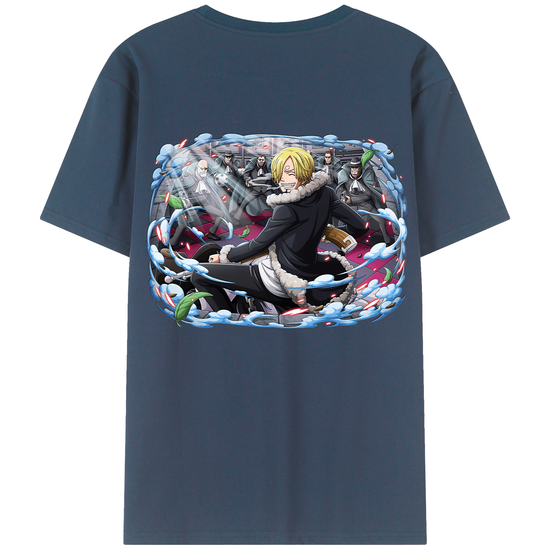 （画像用） ワンピース サンジ ONE PIECE Sanji レディース半袖Tシャツ(バックプリント)