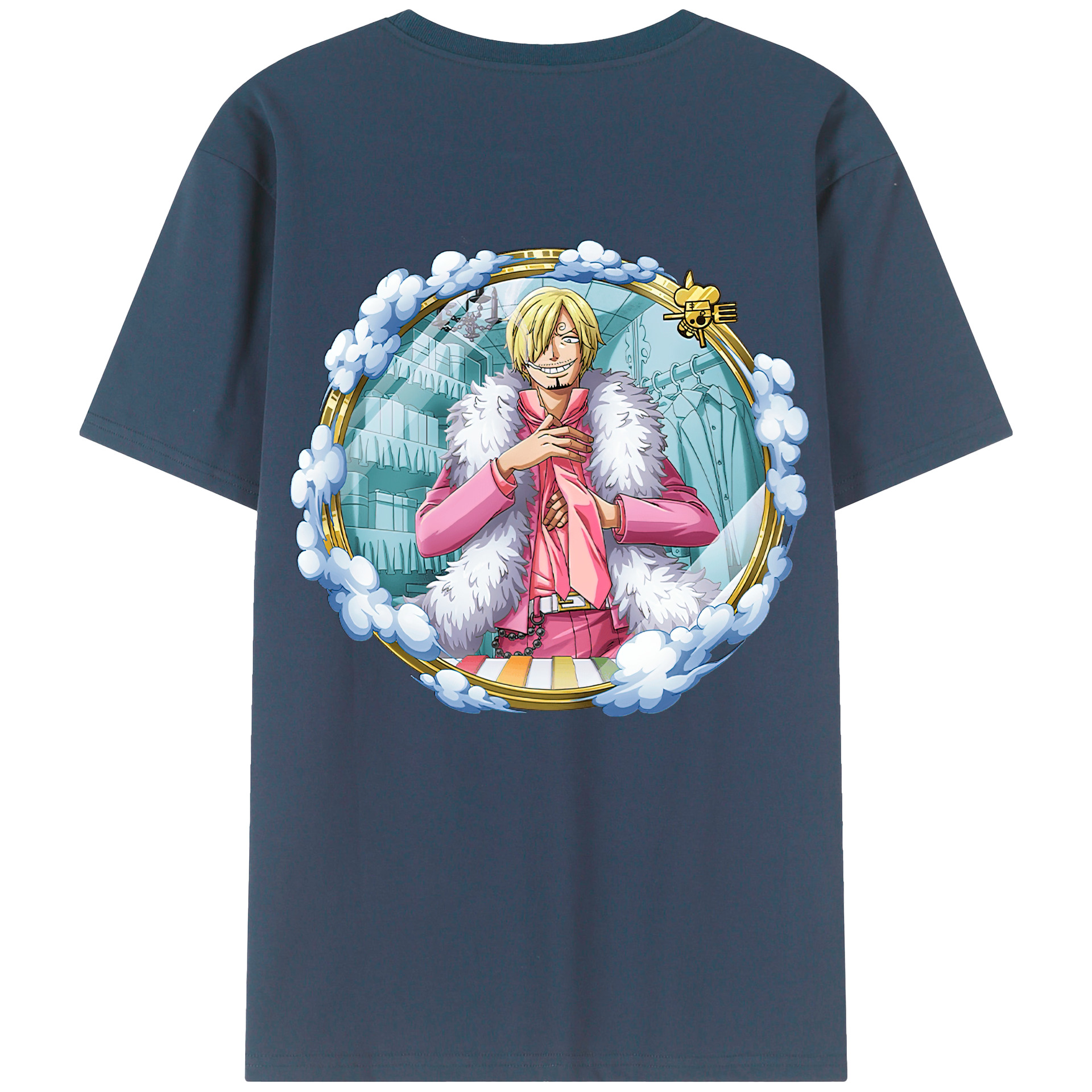 （画像用） ワンピース サンジ ONE PIECE Sanji レディース半袖Tシャツ(バックプリント)