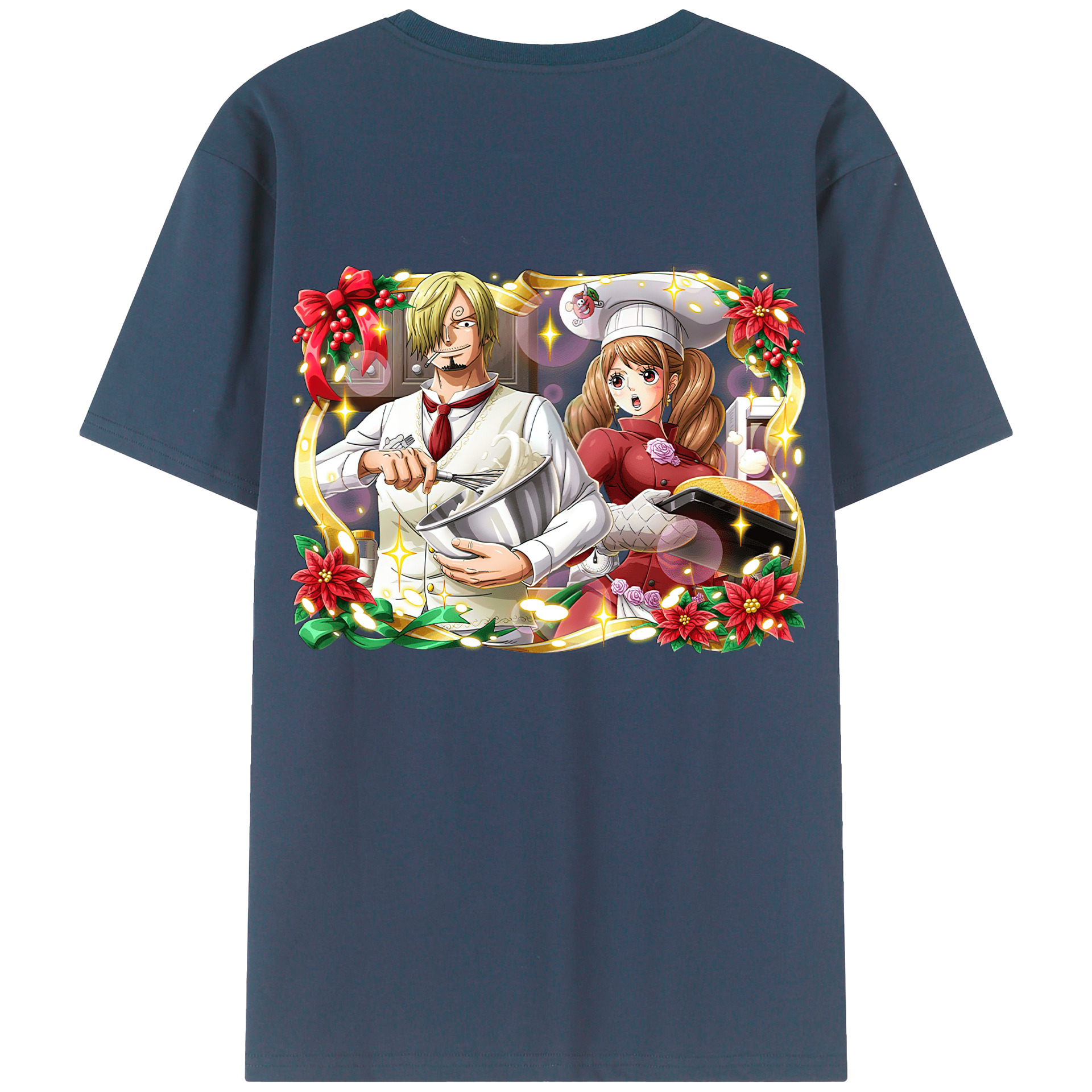 （画像用） ワンピース サンジ ONE PIECE Sanji レディース半袖Tシャツ(バックプリント)