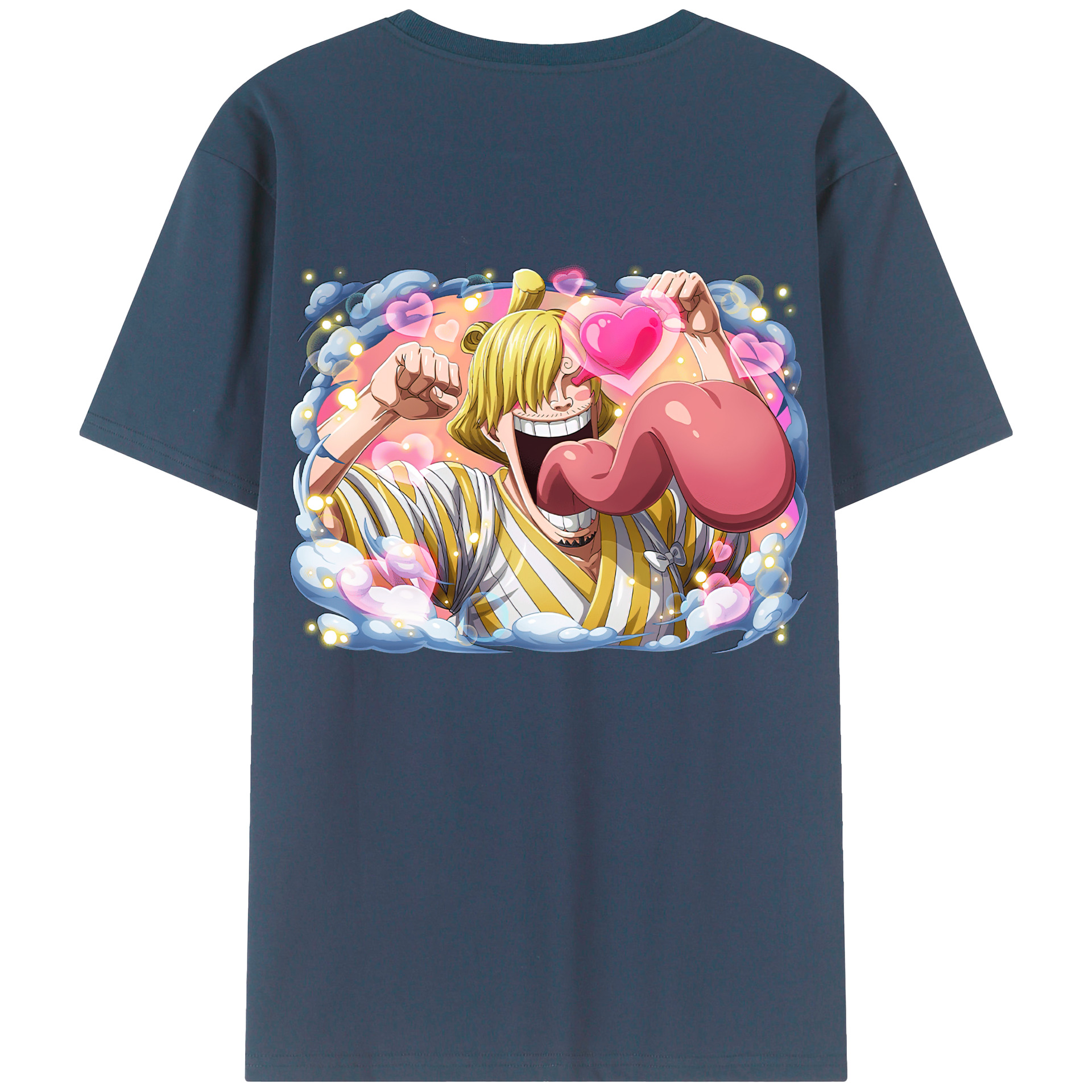 （画像用） ワンピース サンジ ONE PIECE Sanji レディース半袖Tシャツ(バックプリント)