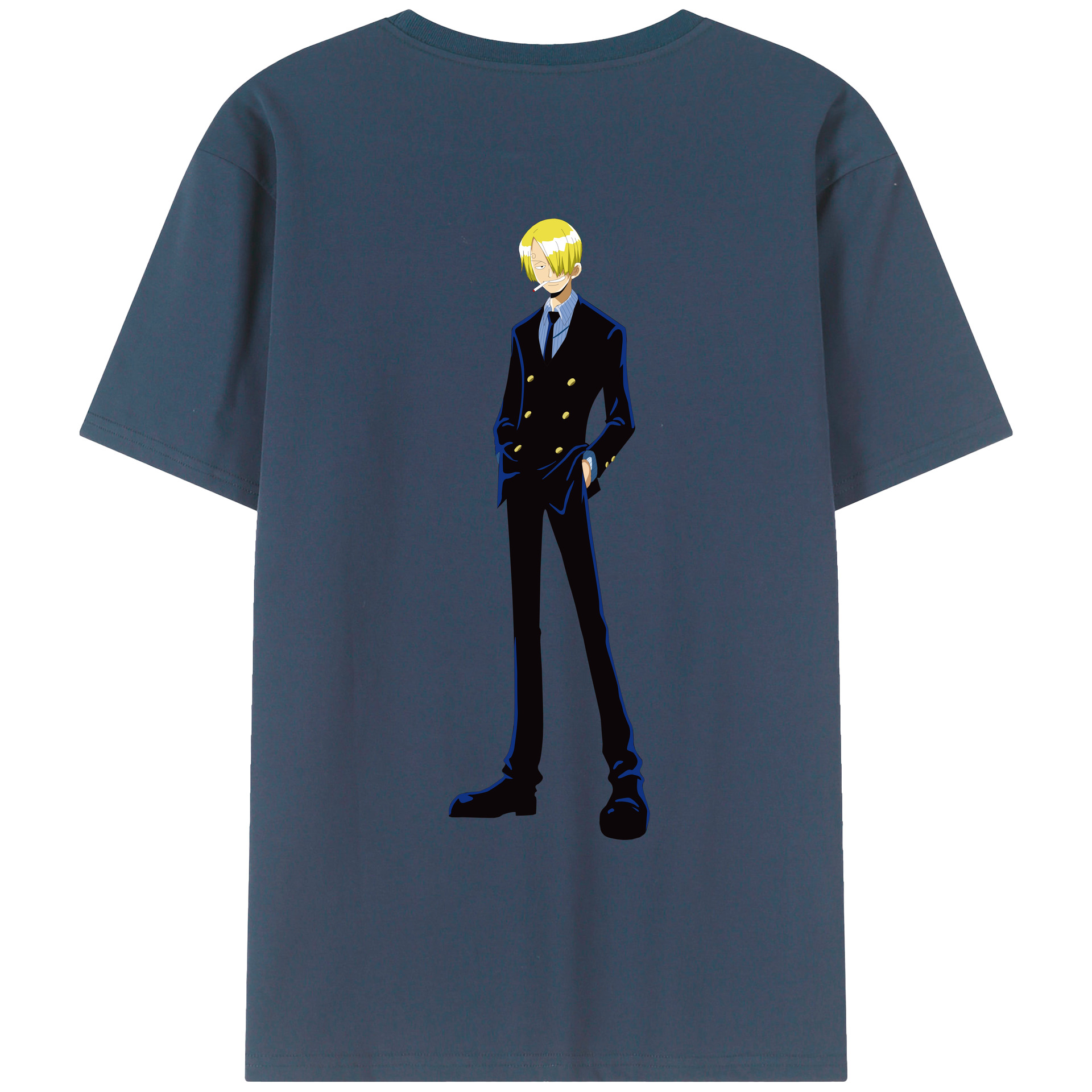 （画像用） ワンピース サンジ ONE PIECE Sanji レディース半袖Tシャツ(バックプリント)