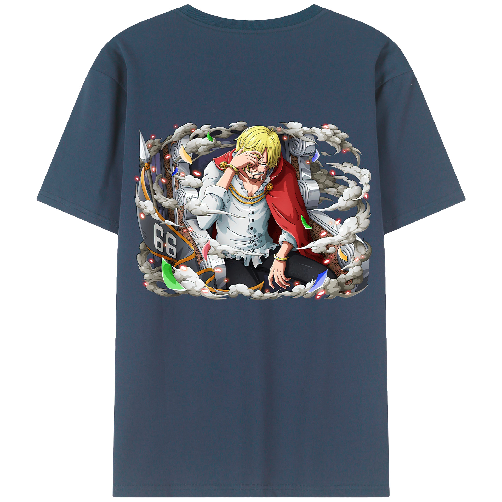（画像用） ワンピース サンジ ONE PIECE Sanji レディース半袖Tシャツ(バックプリント)
