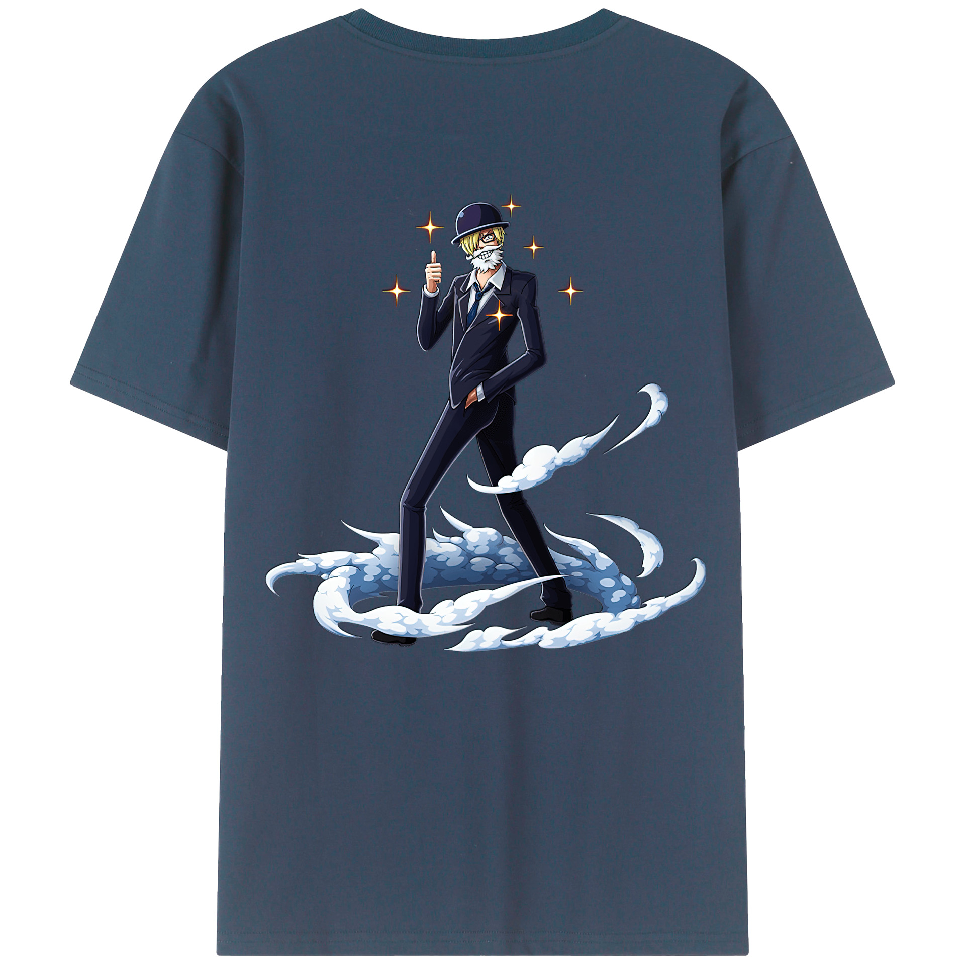 （画像用） ワンピース サンジ ONE PIECE Sanji レディース半袖Tシャツ(バックプリント)
