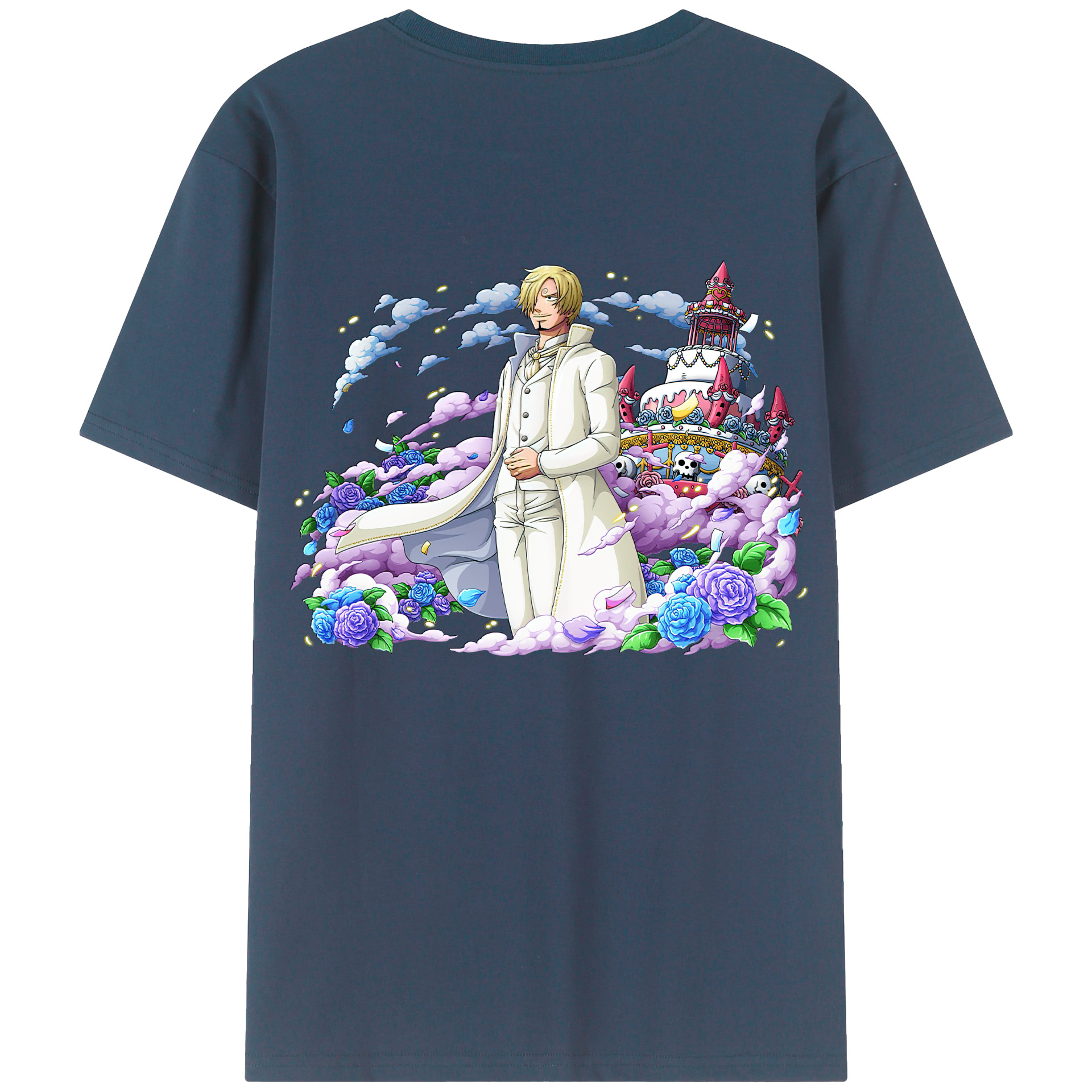 （画像用） ワンピース サンジ ONE PIECE Sanji レディース半袖Tシャツ(バックプリント)
