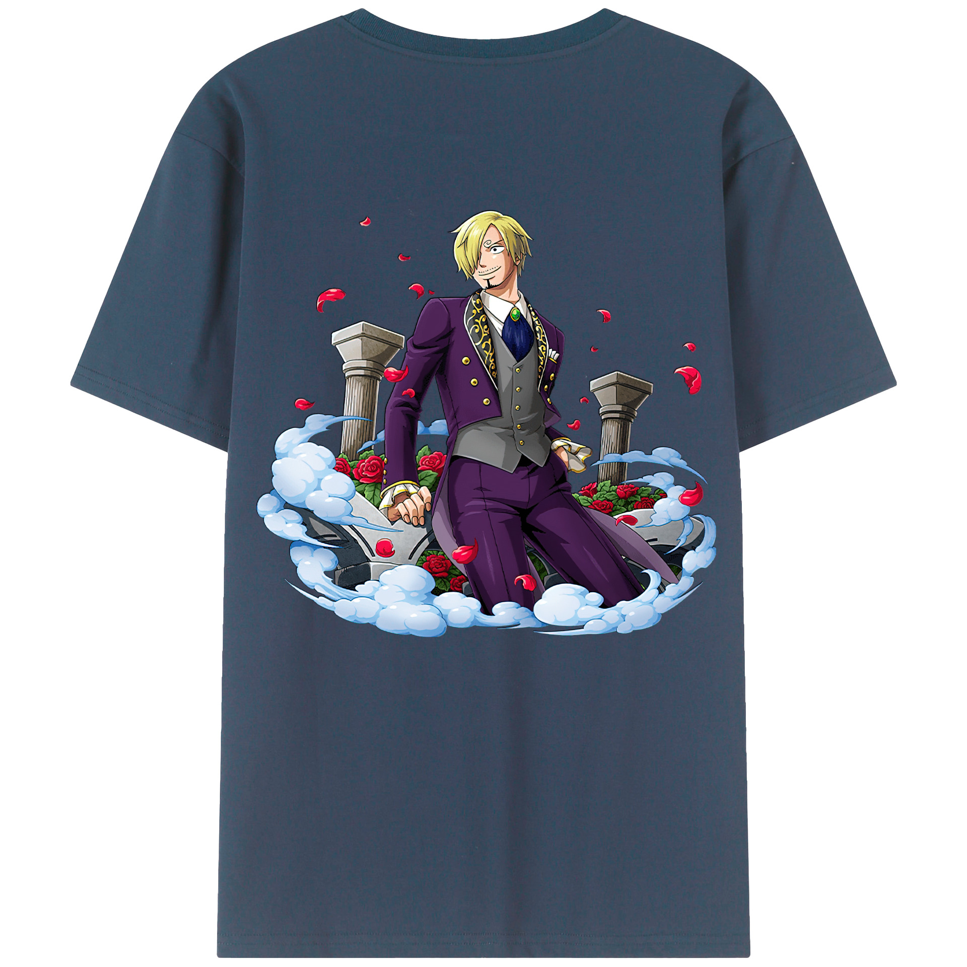 （画像用） ワンピース サンジ ONE PIECE Sanji レディース半袖Tシャツ(バックプリント)