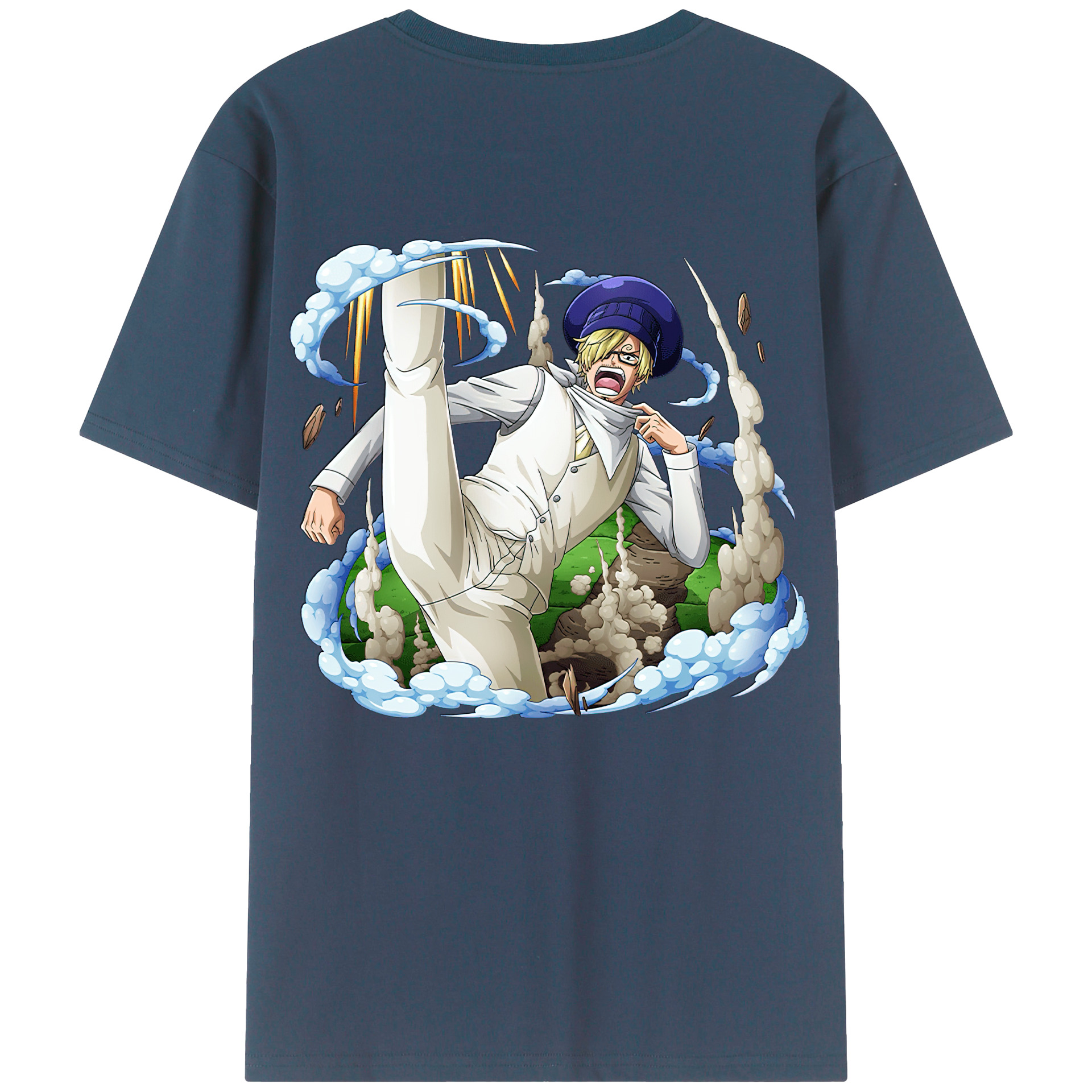 （画像用） ワンピース サンジ ONE PIECE Sanji レディース半袖Tシャツ(バックプリント)