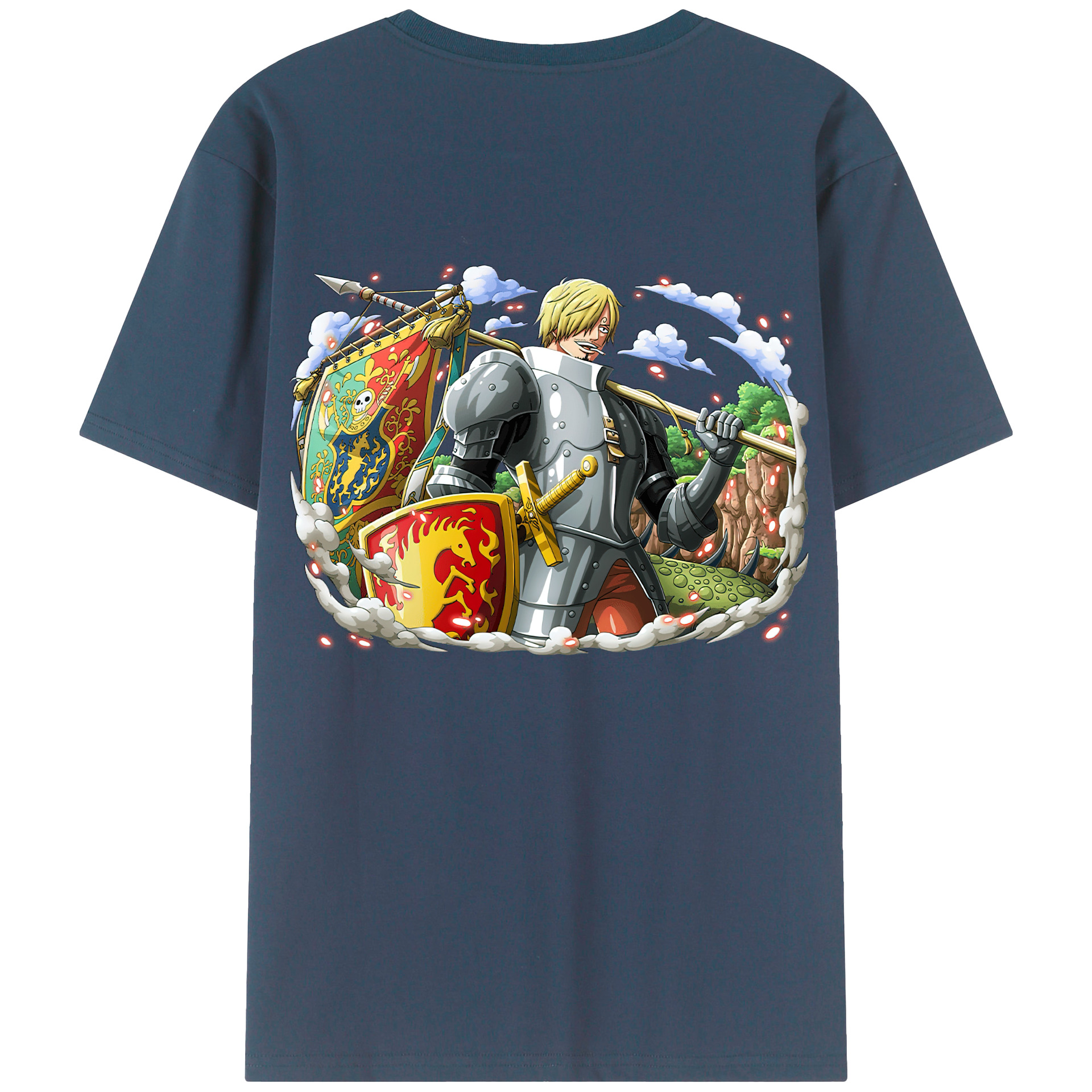 （画像用） ワンピース サンジ ONE PIECE Sanji レディース半袖Tシャツ(バックプリント)
