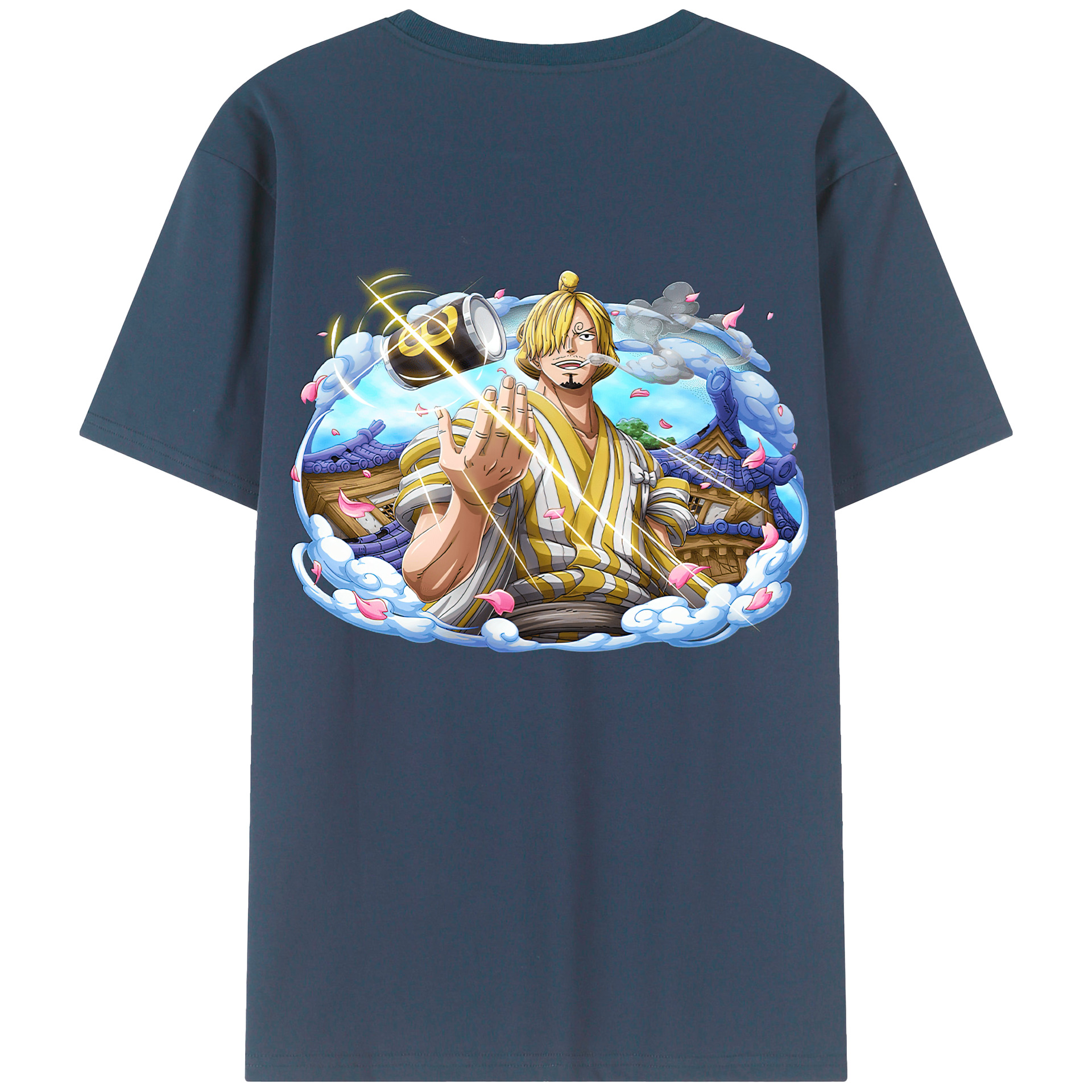 （画像用） ワンピース サンジ ONE PIECE Sanji レディース半袖Tシャツ(バックプリント)