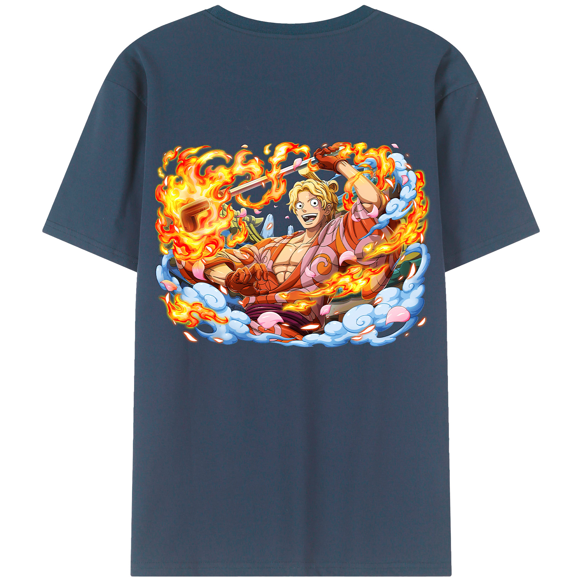 （画像用） ワンピース サンジ ONE PIECE Sanji レディース半袖Tシャツ(バックプリント)