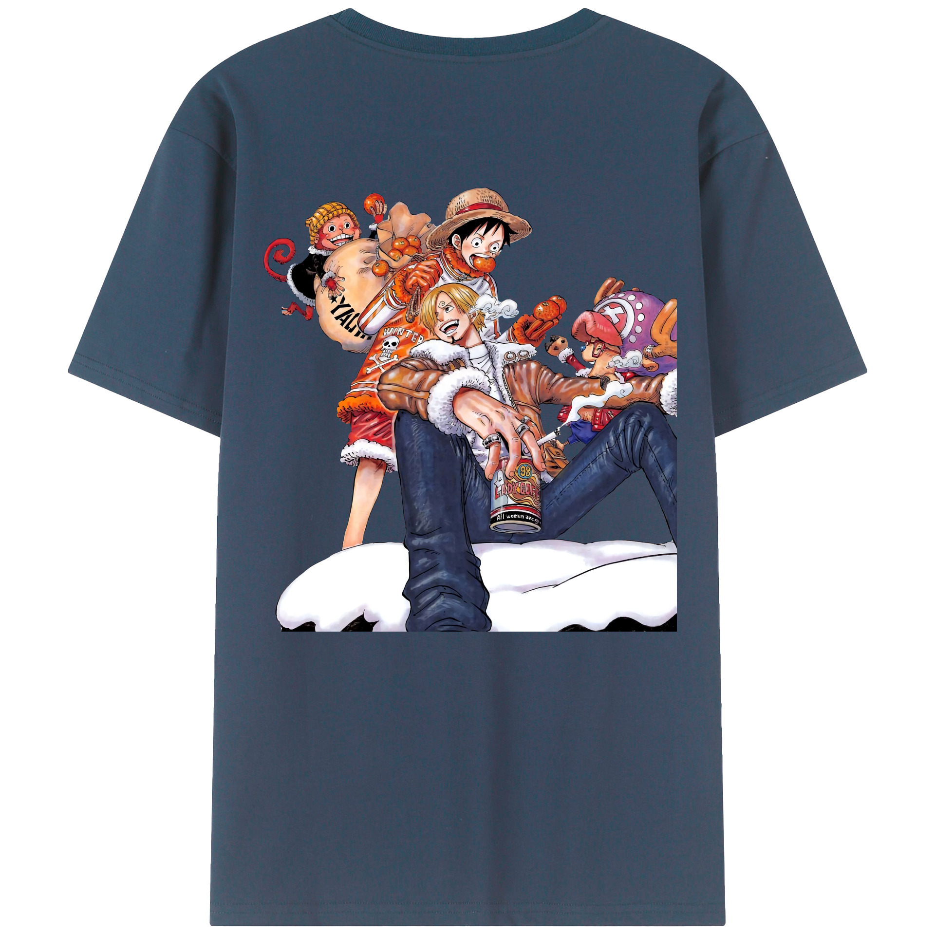 （画像用） ワンピース サンジ ONE PIECE Sanji レディース半袖Tシャツ(バックプリント)