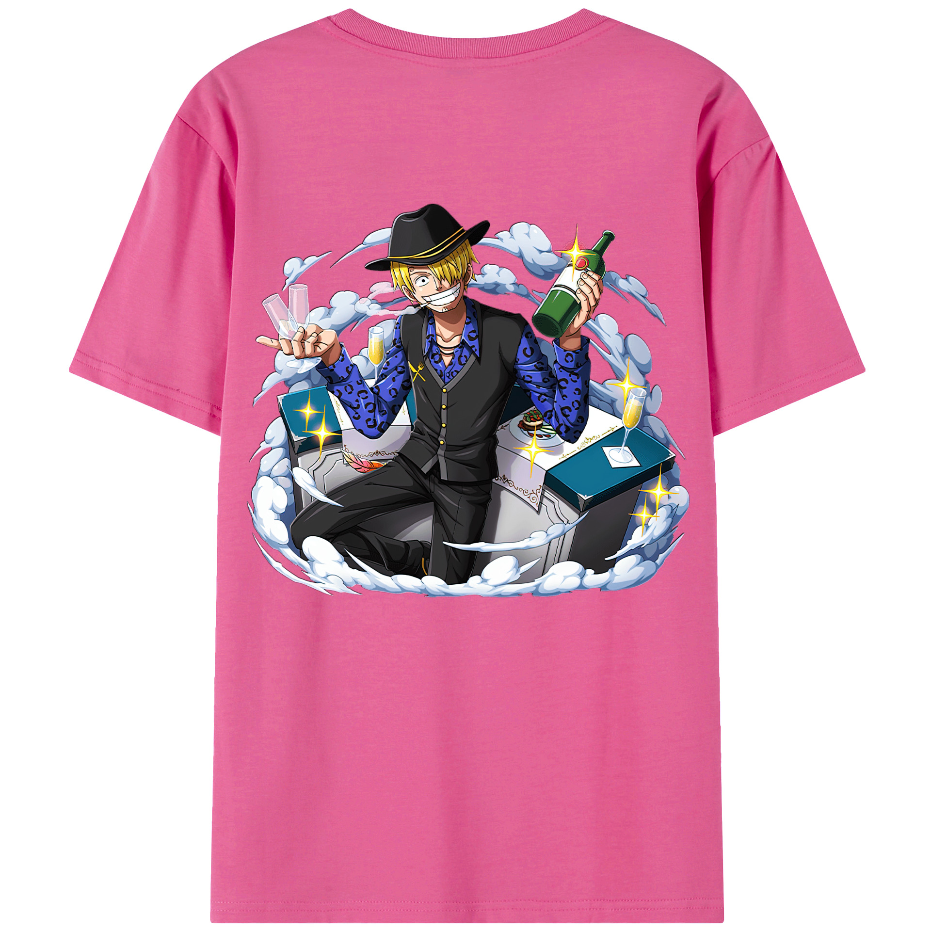 （画像用） ワンピース サンジ ONE PIECE Sanji レディース半袖Tシャツ(バックプリント)