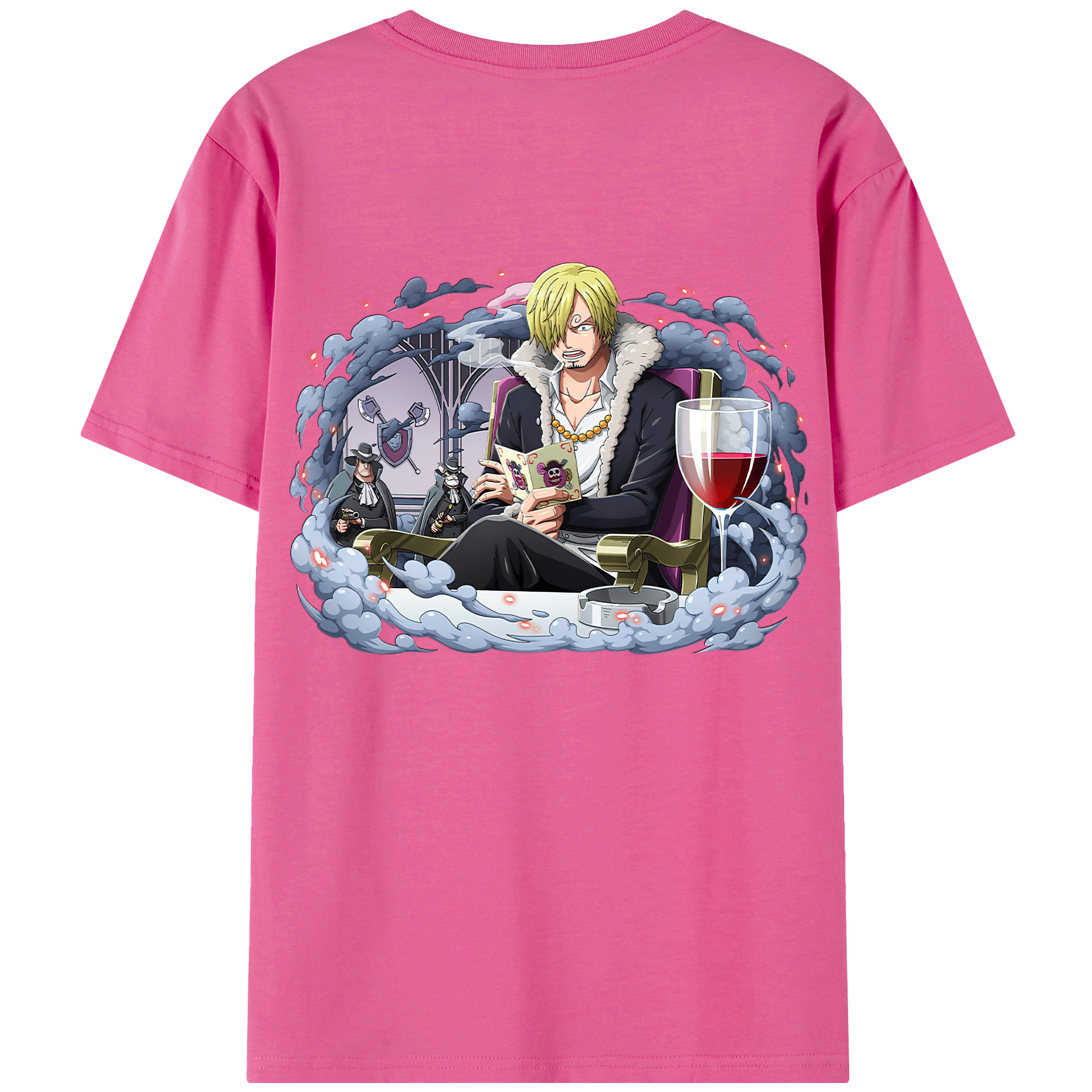 （画像用） ワンピース サンジ ONE PIECE Sanji レディース半袖Tシャツ(バックプリント)