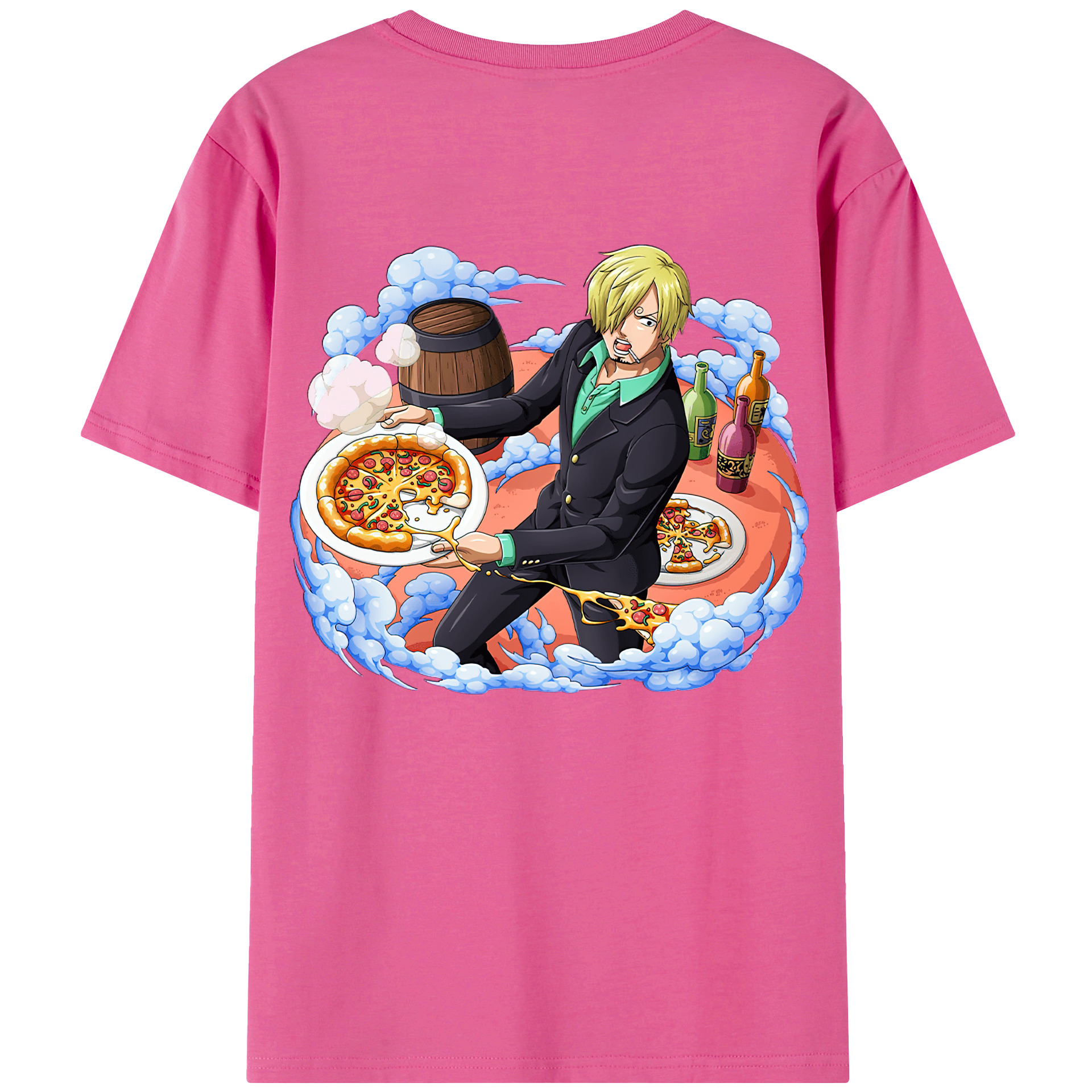 （画像用） ワンピース サンジ ONE PIECE Sanji レディース半袖Tシャツ(バックプリント)