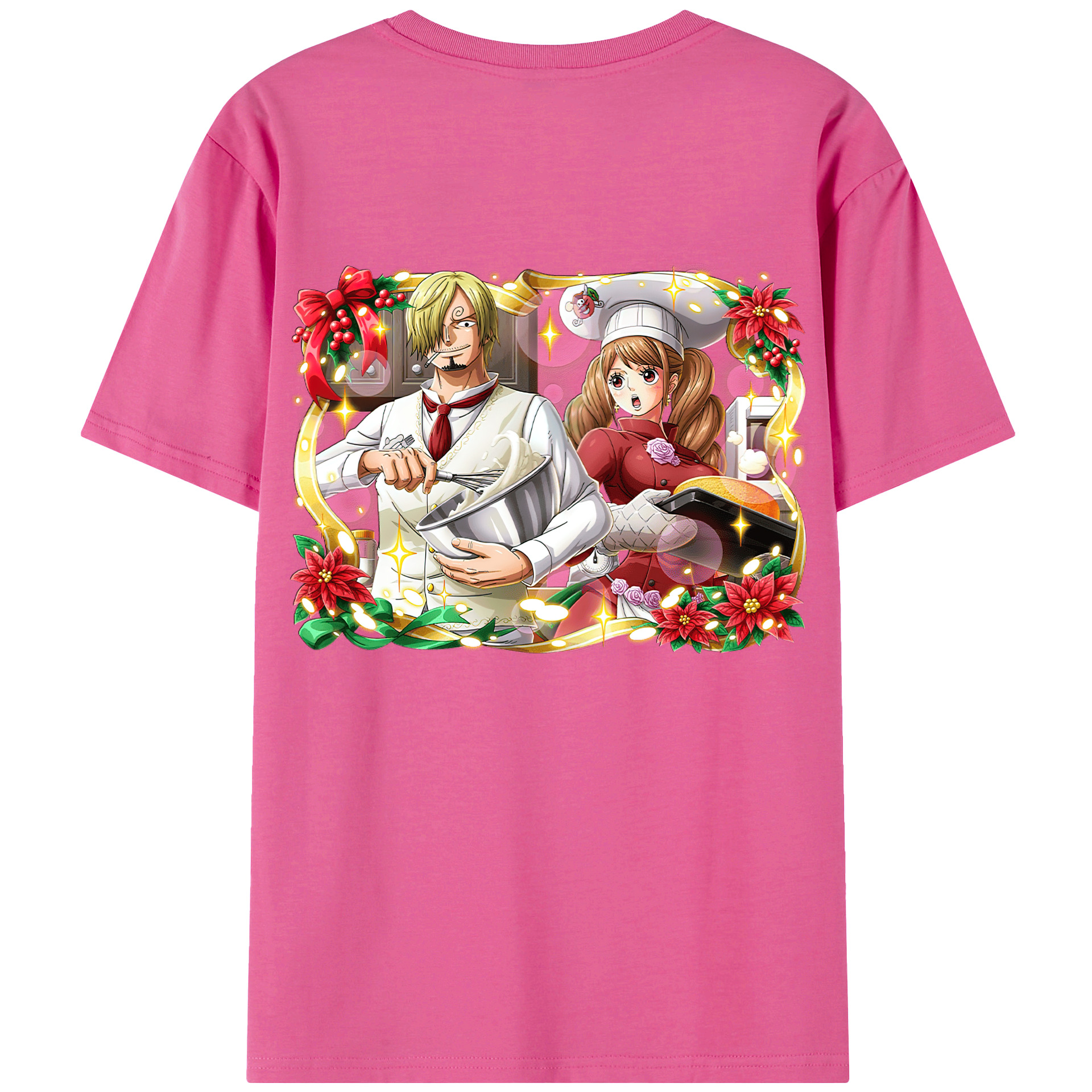 （画像用） ワンピース サンジ ONE PIECE Sanji レディース半袖Tシャツ(バックプリント)