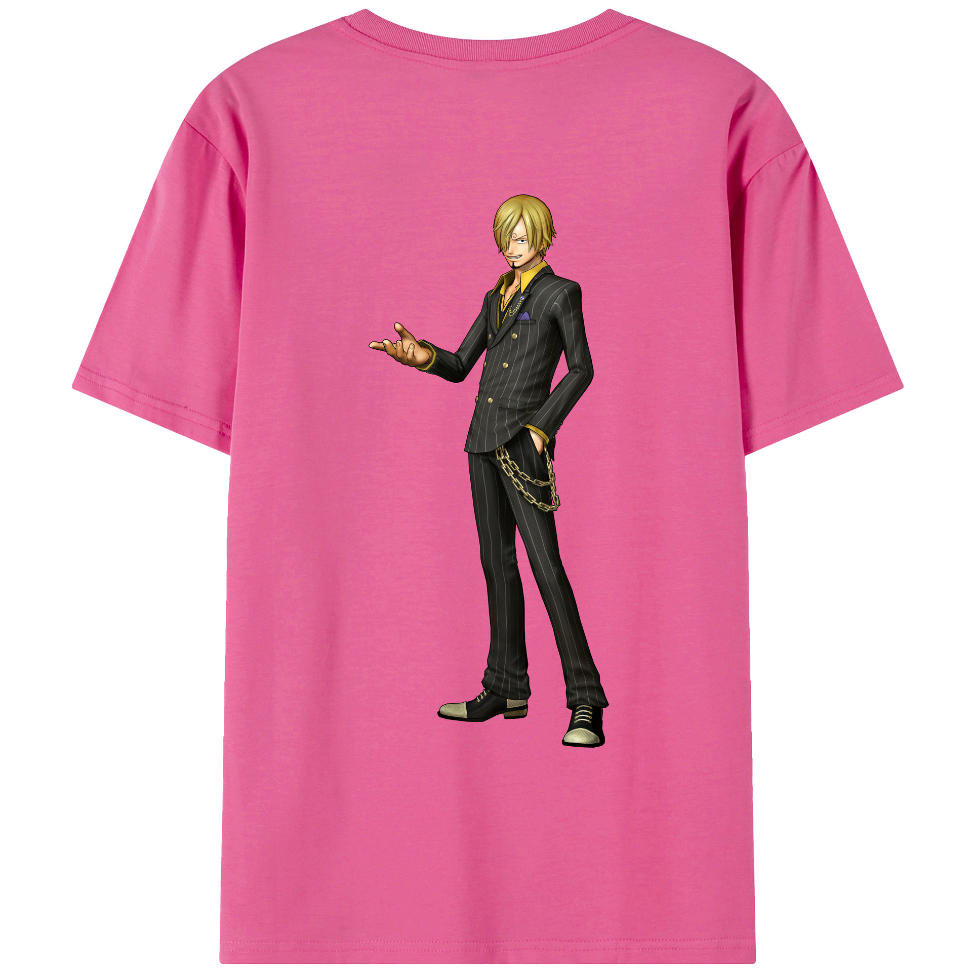 （画像用） ワンピース サンジ ONE PIECE Sanji レディース半袖Tシャツ(バックプリント)