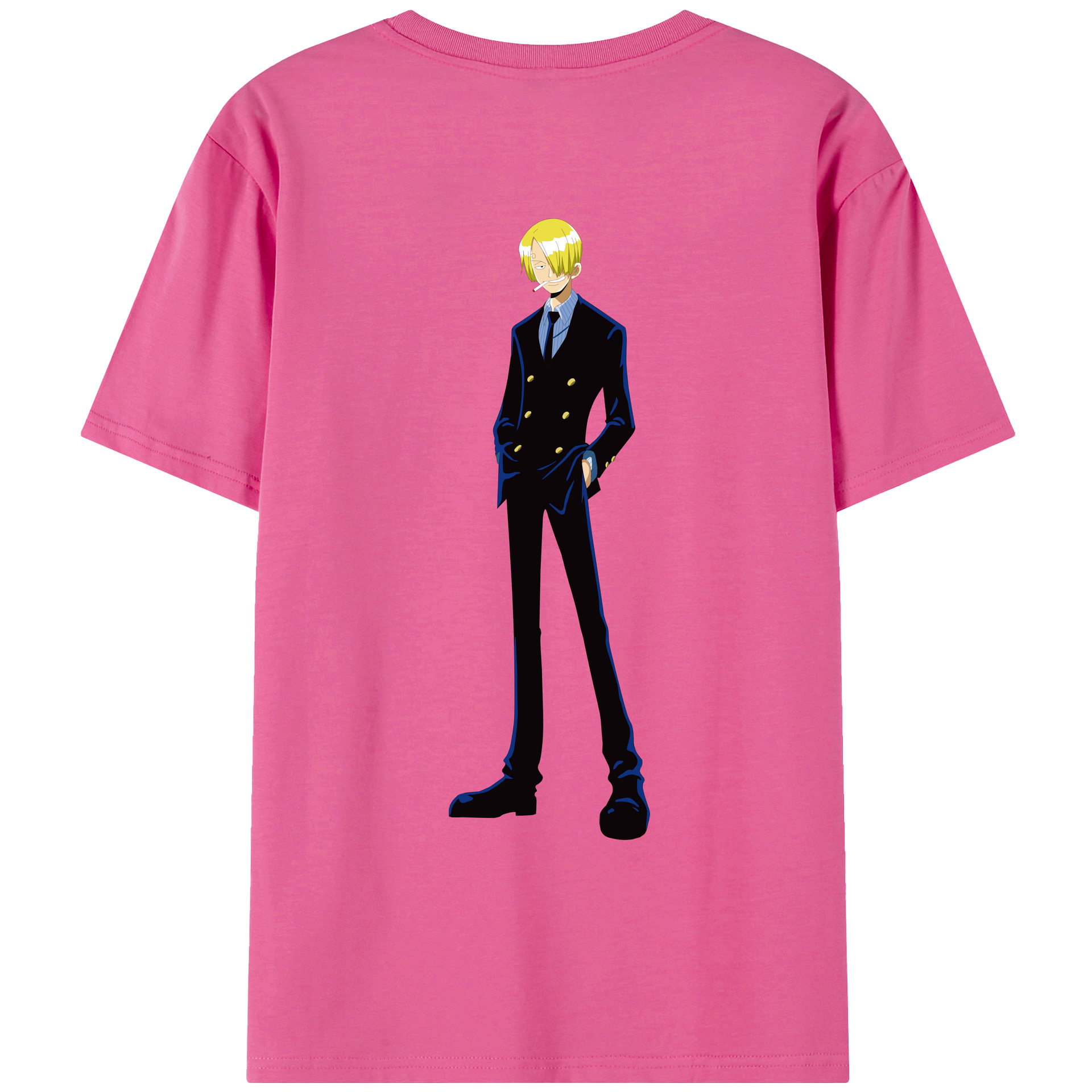 （画像用） ワンピース サンジ ONE PIECE Sanji レディース半袖Tシャツ(バックプリント)