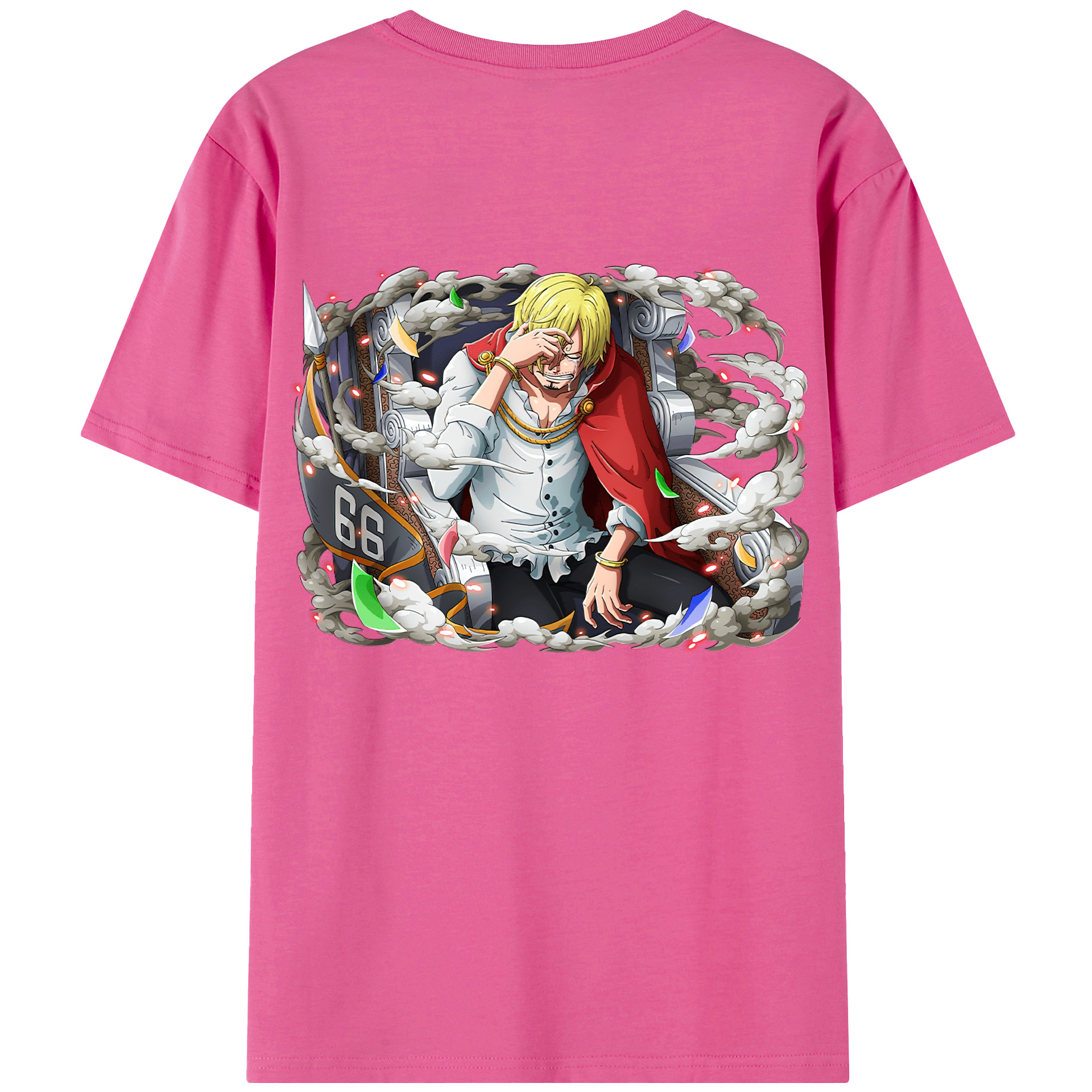 （画像用） ワンピース サンジ ONE PIECE Sanji レディース半袖Tシャツ(バックプリント)