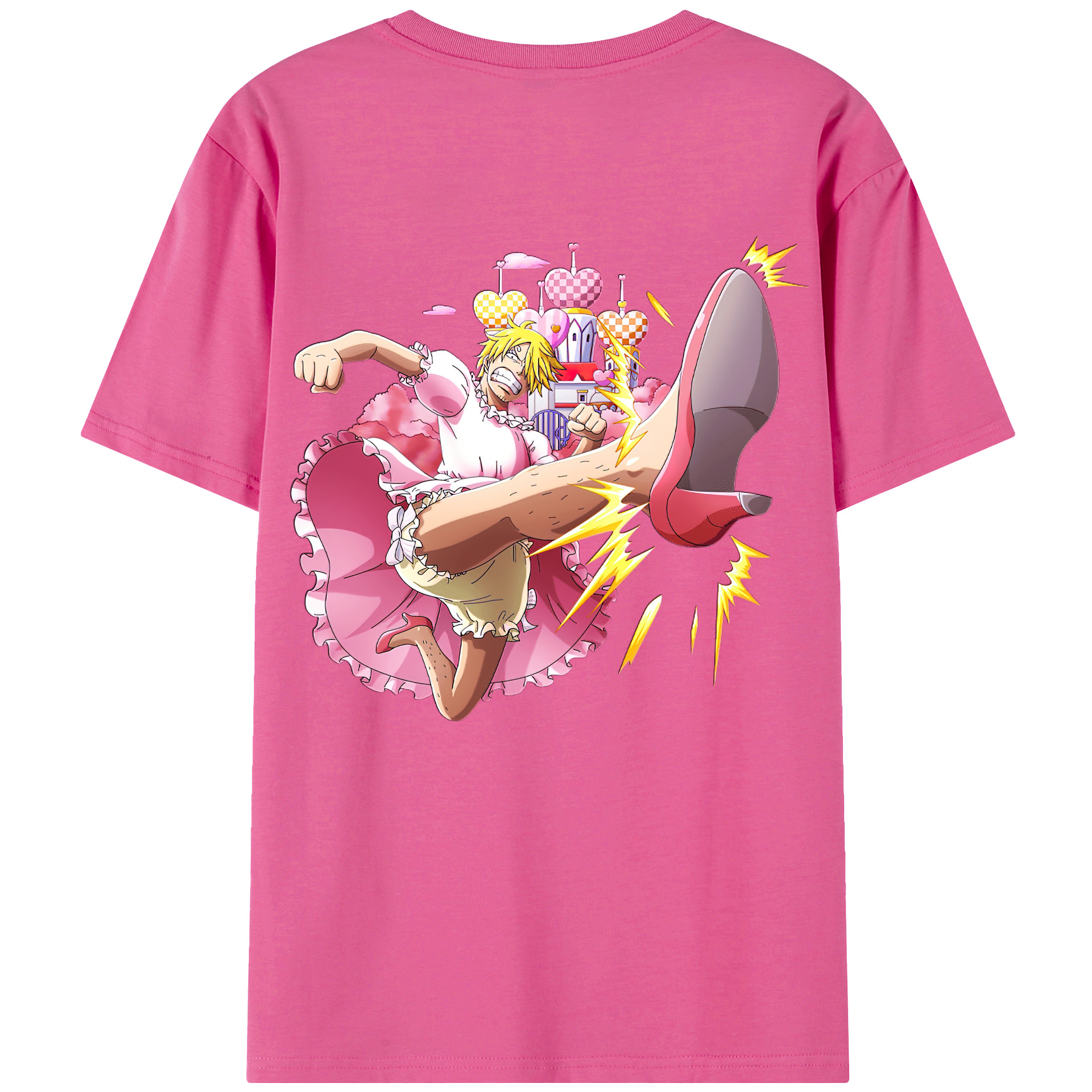 （画像用） ワンピース サンジ ONE PIECE Sanji レディース半袖Tシャツ(バックプリント)