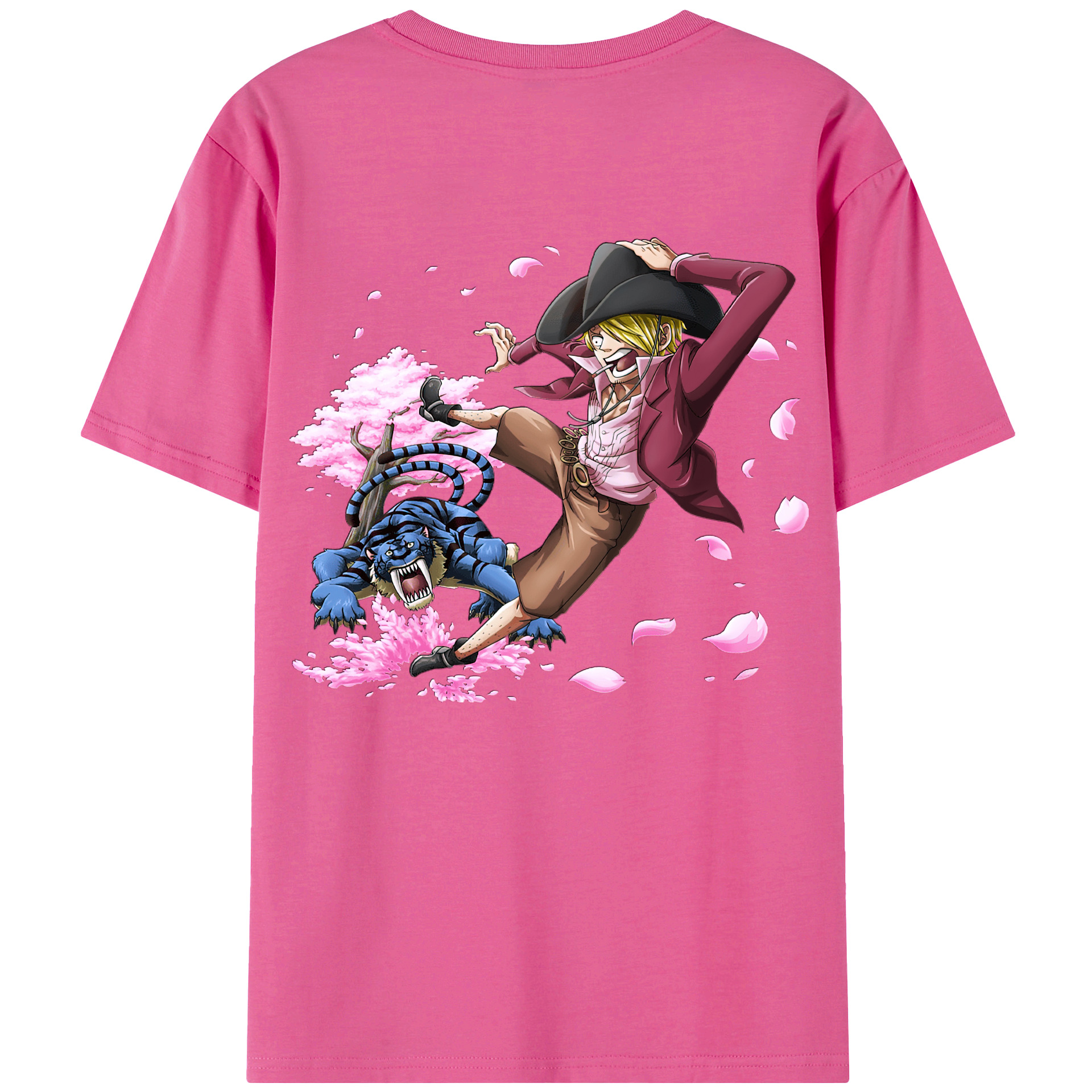 （画像用） ワンピース サンジ ONE PIECE Sanji レディース半袖Tシャツ(バックプリント)