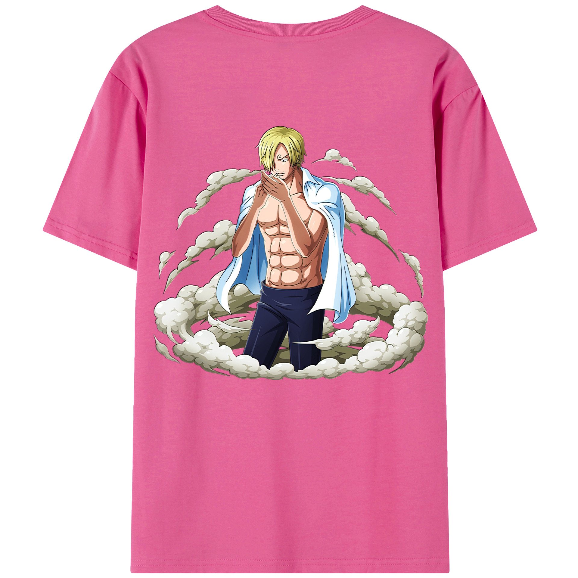 （画像用） ワンピース サンジ ONE PIECE Sanji レディース半袖Tシャツ(バックプリント)