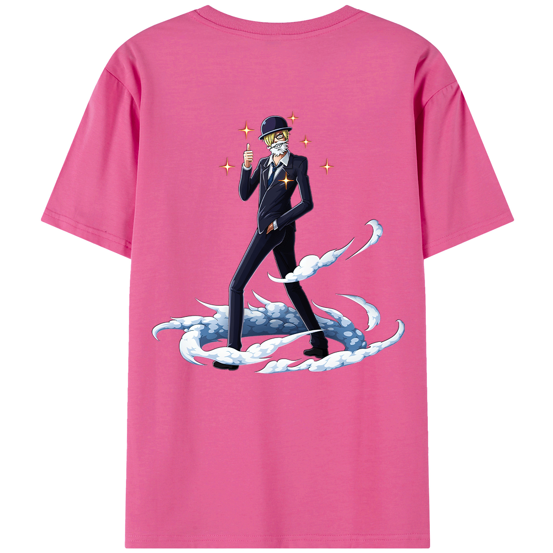 （画像用） ワンピース サンジ ONE PIECE Sanji レディース半袖Tシャツ(バックプリント)