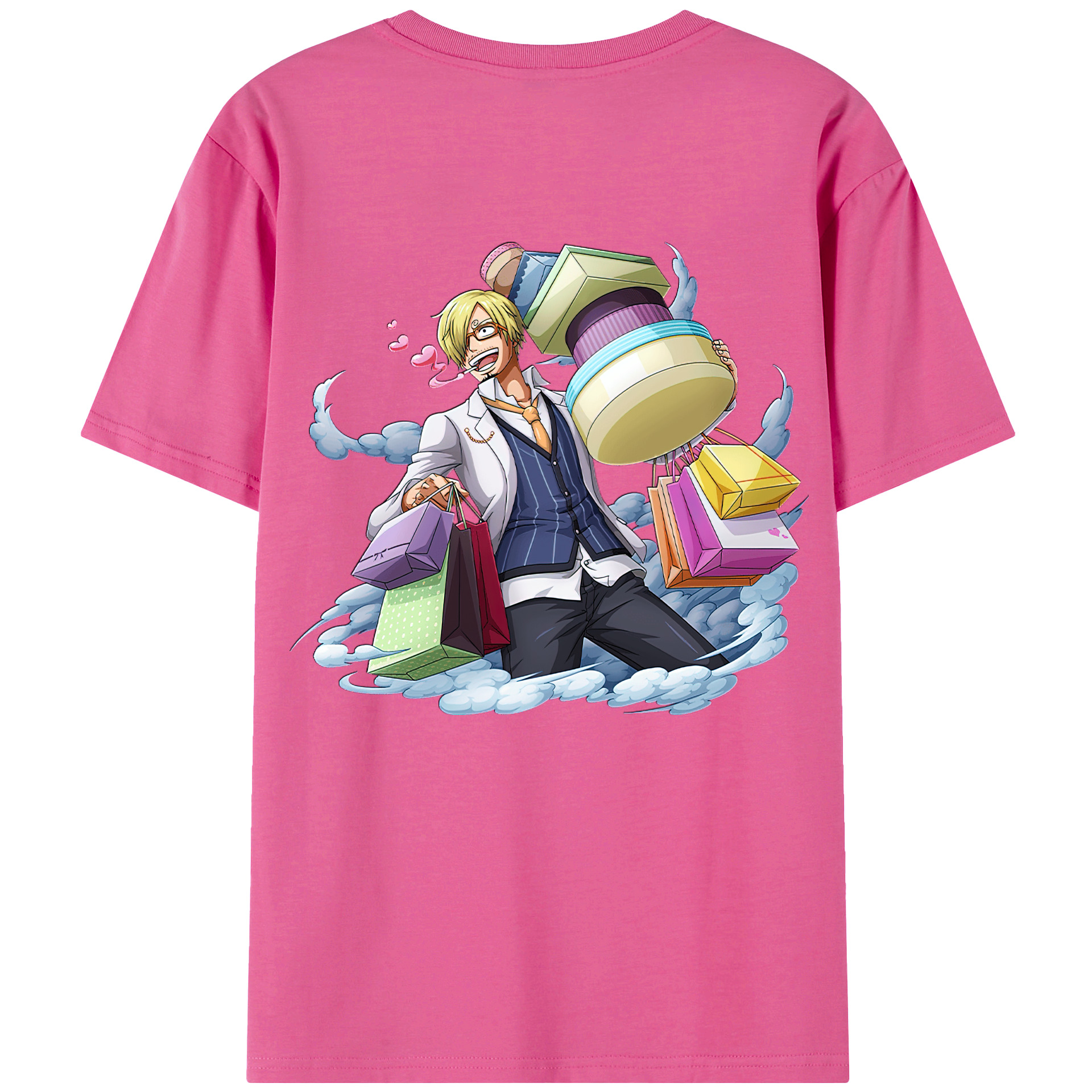 （画像用） ワンピース サンジ ONE PIECE Sanji レディース半袖Tシャツ(バックプリント)