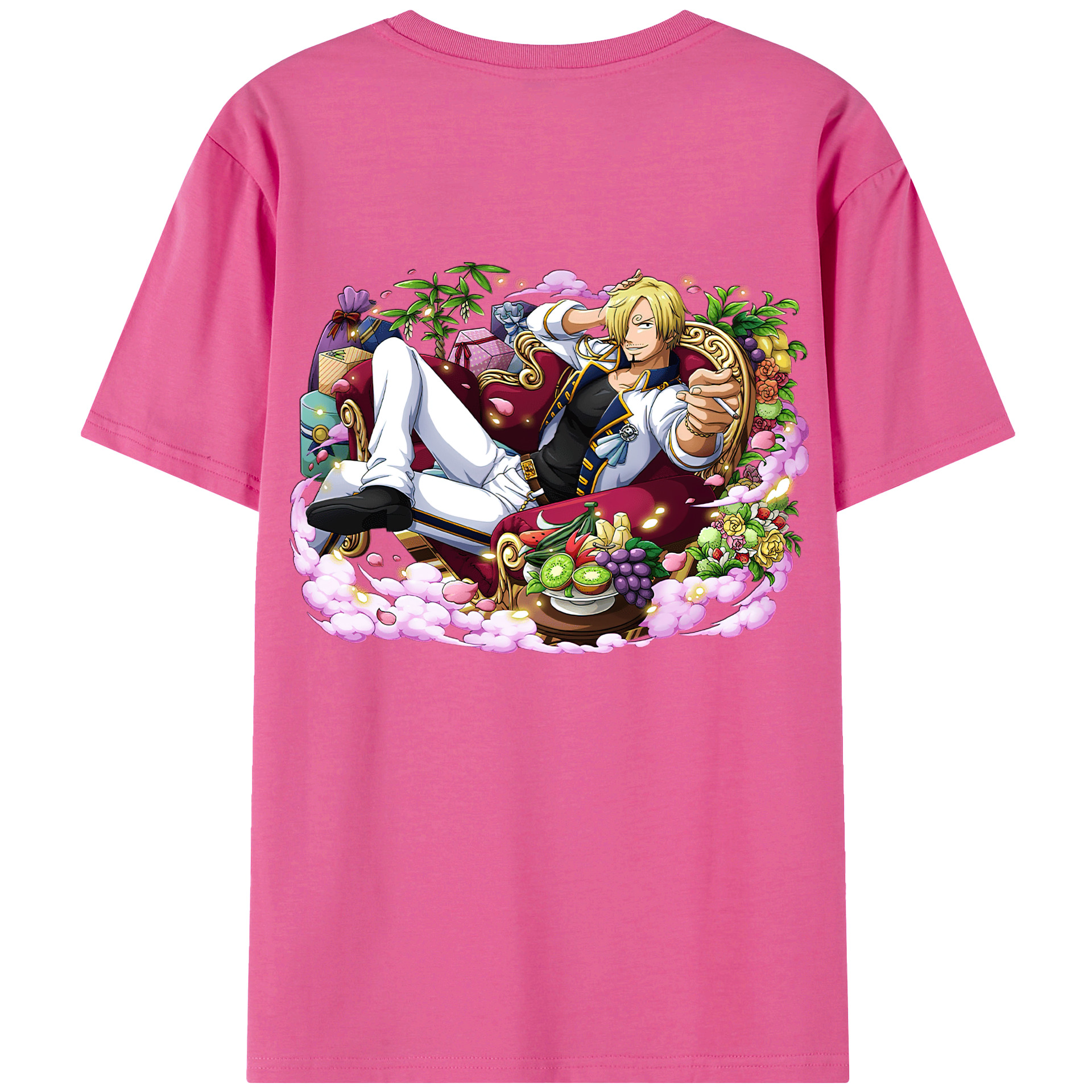 （画像用） ワンピース サンジ ONE PIECE Sanji レディース半袖Tシャツ(バックプリント)