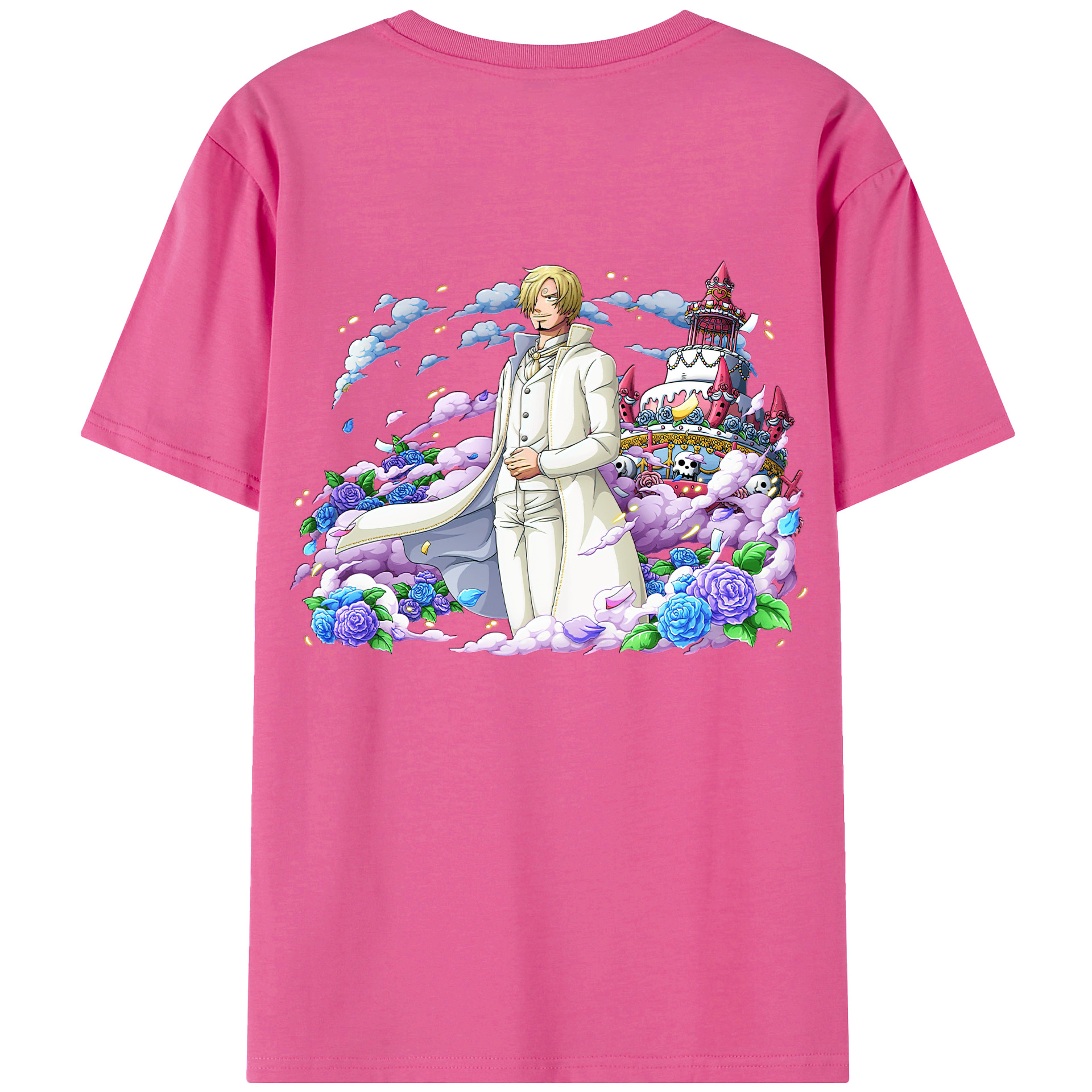 （画像用） ワンピース サンジ ONE PIECE Sanji レディース半袖Tシャツ(バックプリント)