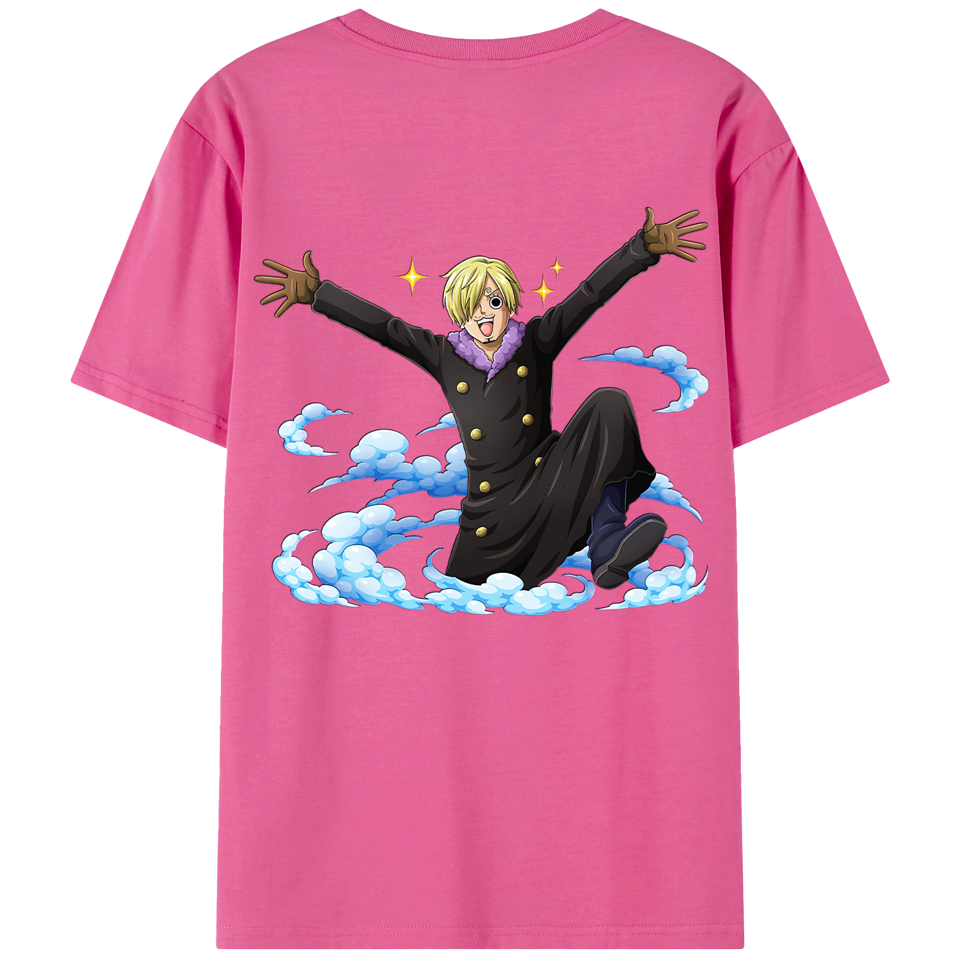 （画像用） ワンピース サンジ ONE PIECE Sanji レディース半袖Tシャツ(バックプリント)