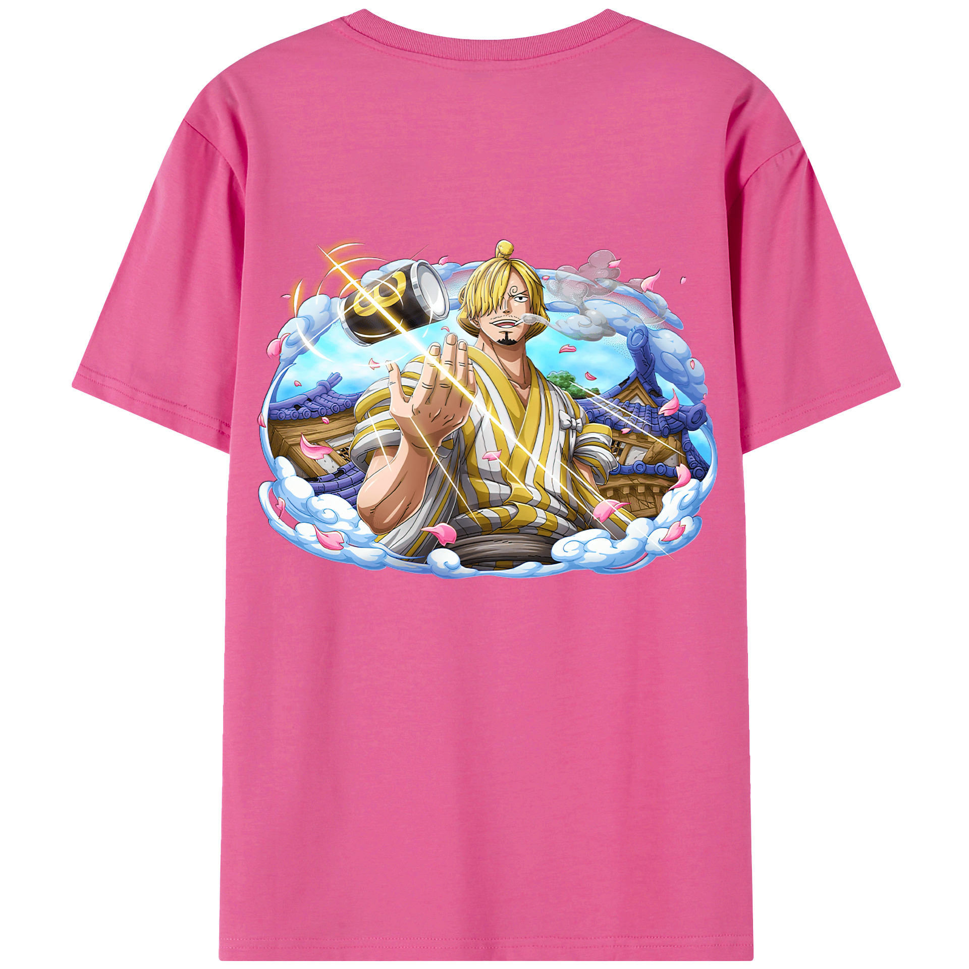（画像用） ワンピース サンジ ONE PIECE Sanji レディース半袖Tシャツ(バックプリント)