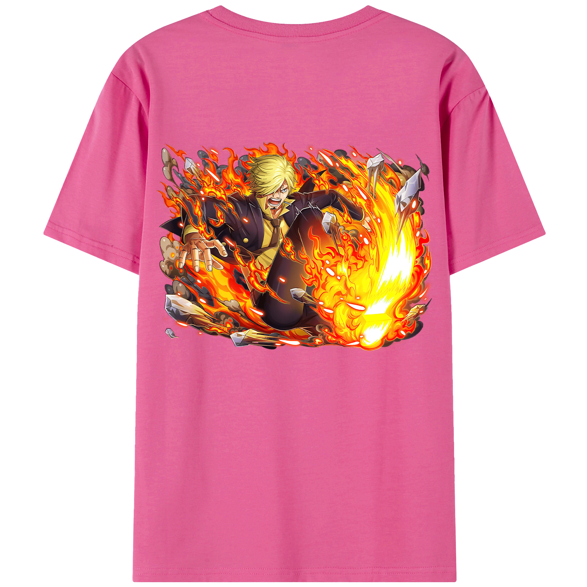（画像用） ワンピース サンジ ONE PIECE Sanji レディース半袖Tシャツ(バックプリント)