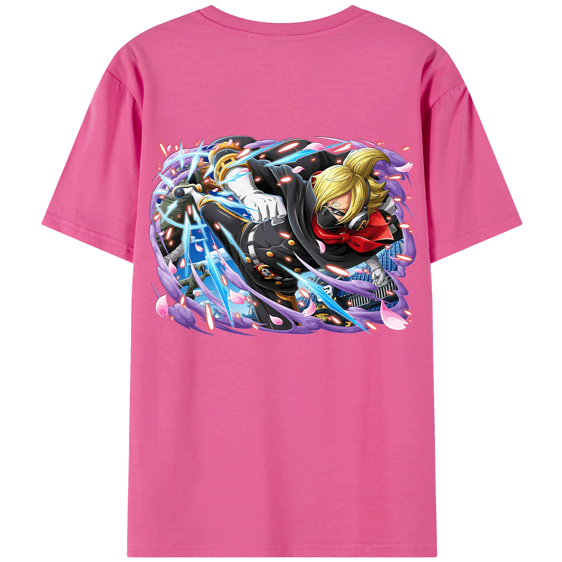 （画像用） ワンピース サンジ ONE PIECE Sanji レディース半袖Tシャツ(バックプリント)
