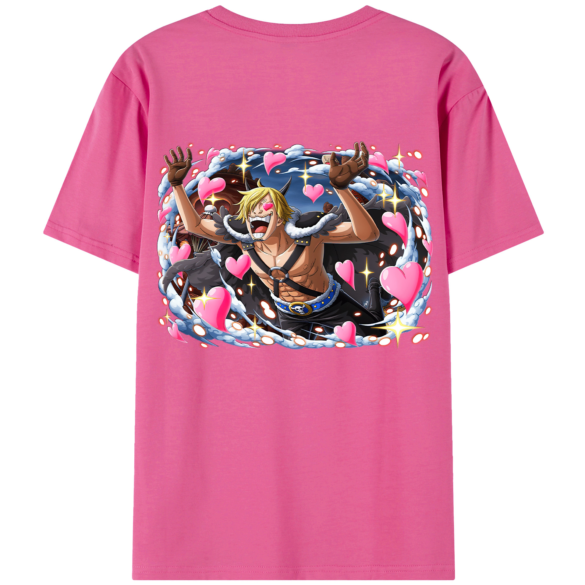 （画像用） ワンピース サンジ ONE PIECE Sanji レディース半袖Tシャツ(バックプリント)