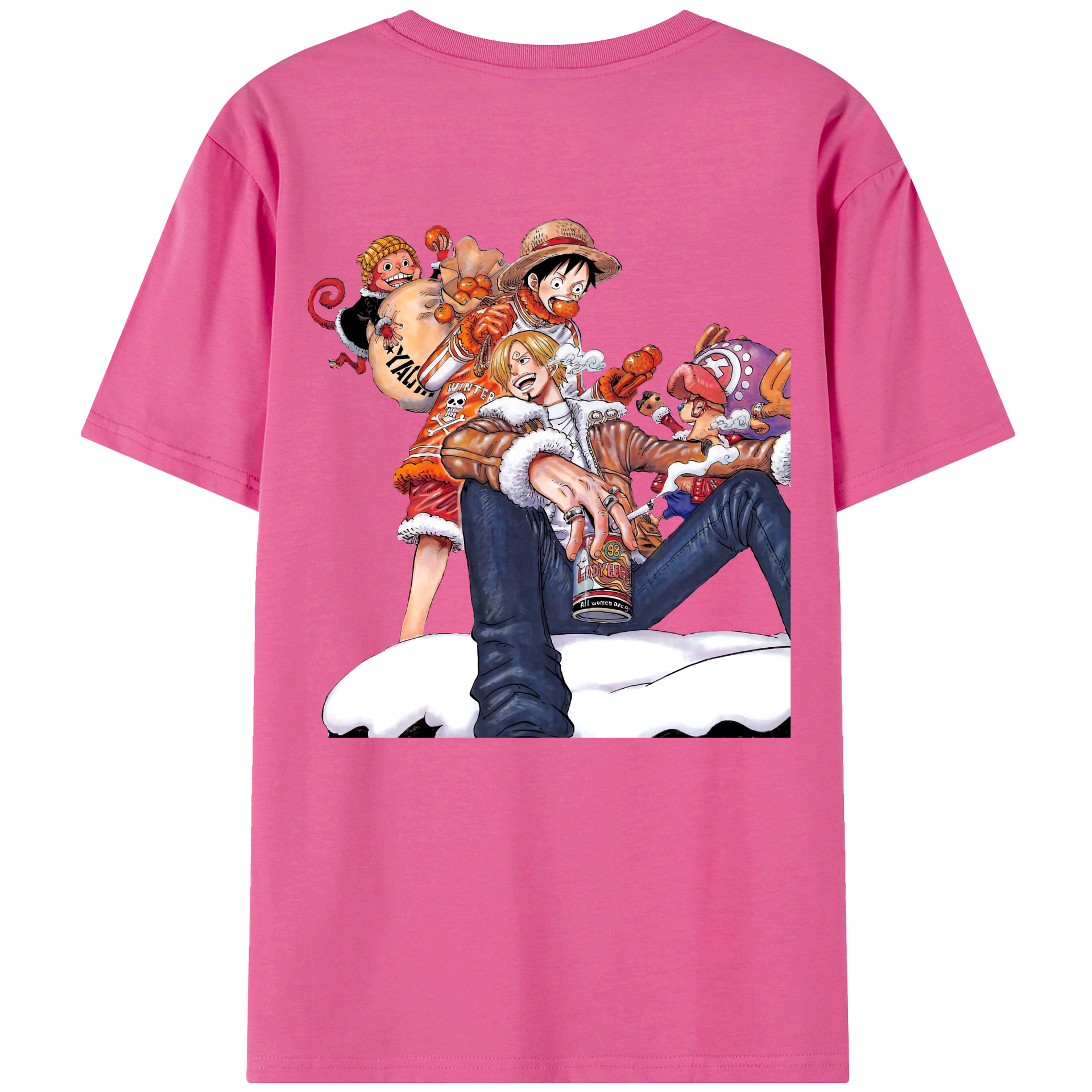（画像用） ワンピース サンジ ONE PIECE Sanji レディース半袖Tシャツ(バックプリント)