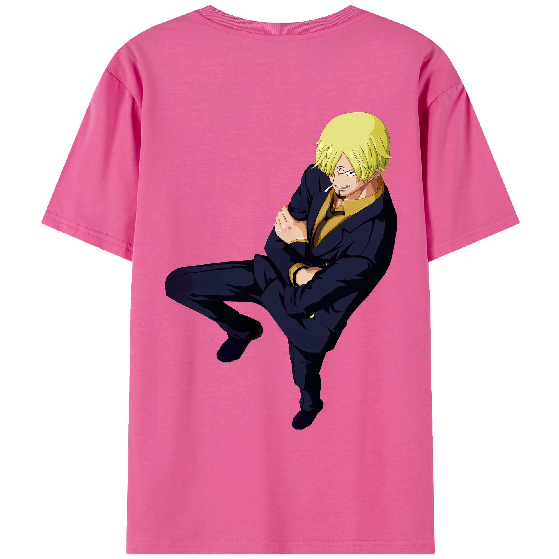 （画像用） ワンピース サンジ ONE PIECE Sanji レディース半袖Tシャツ(バックプリント)