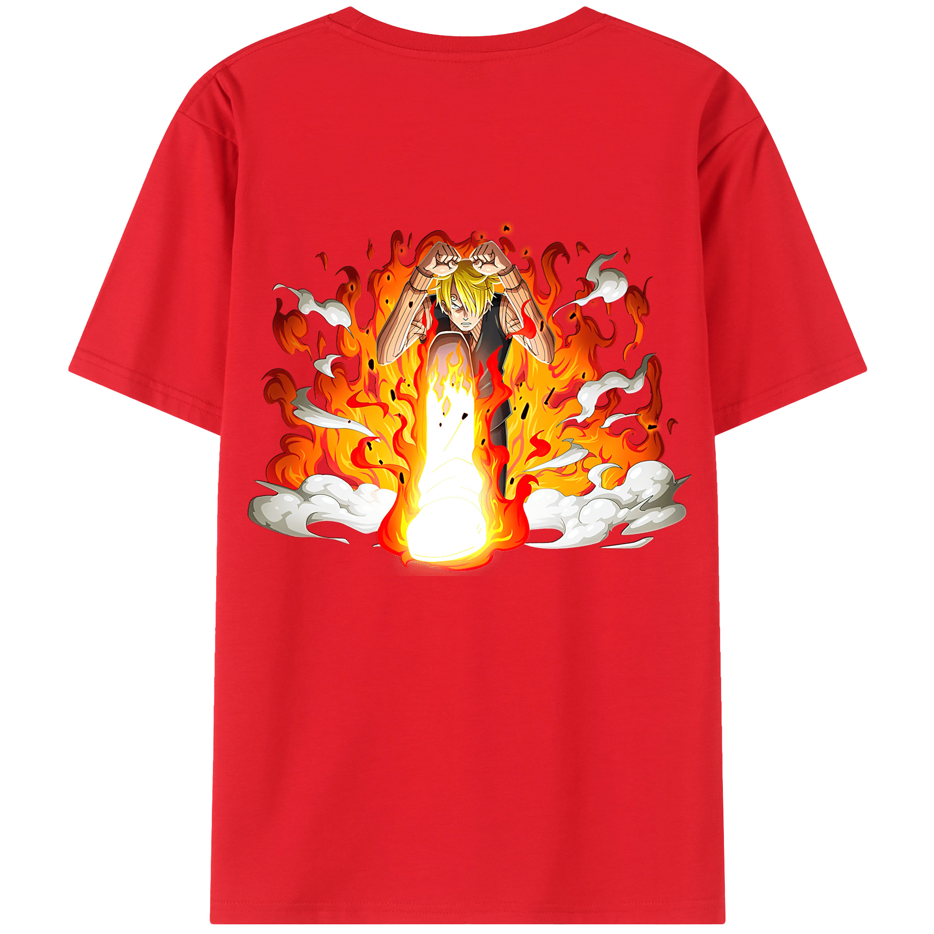 （画像用） ワンピース サンジ ONE PIECE Sanji レディース半袖Tシャツ(バックプリント)