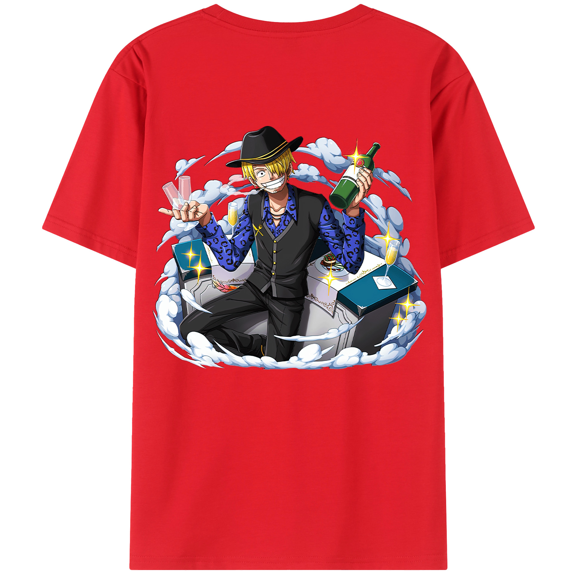 （画像用） ワンピース サンジ ONE PIECE Sanji レディース半袖Tシャツ(バックプリント)