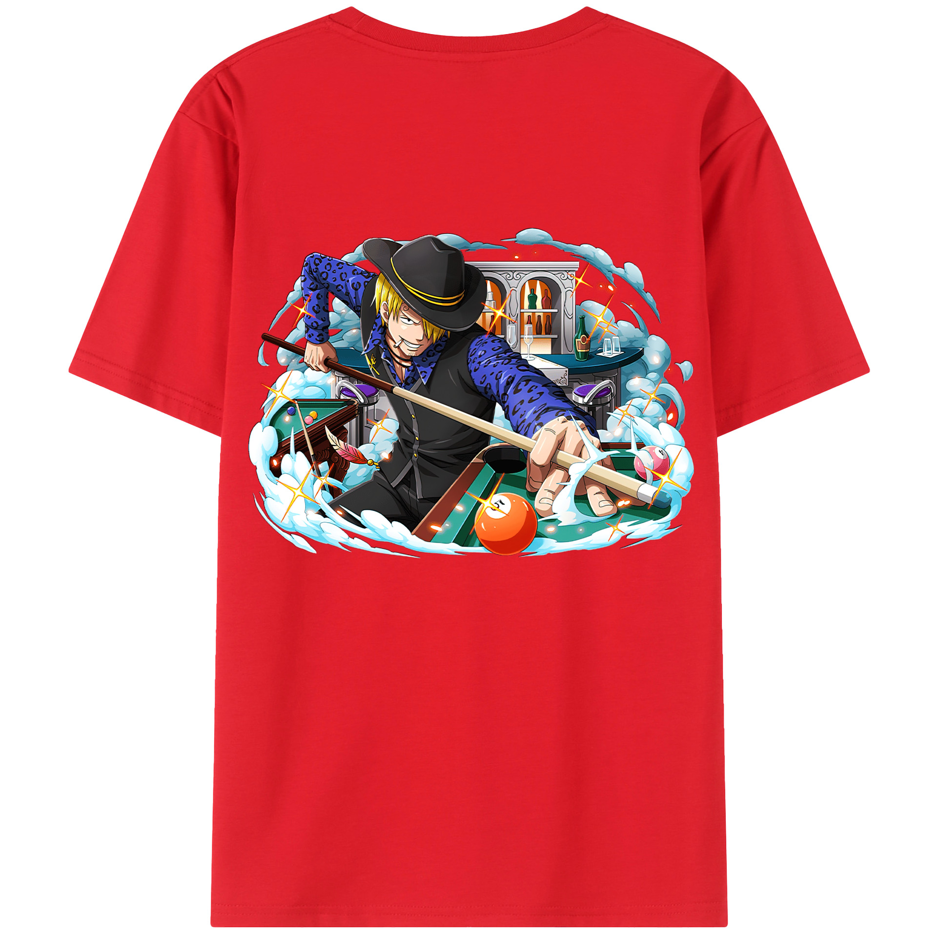 （画像用） ワンピース サンジ ONE PIECE Sanji レディース半袖Tシャツ(バックプリント)