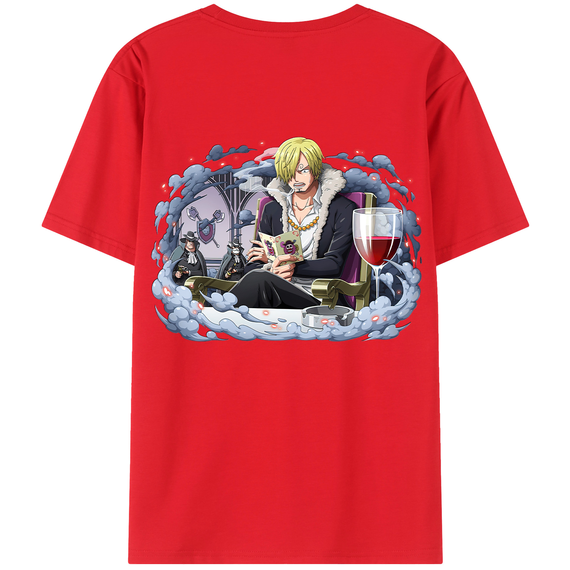 （画像用） ワンピース サンジ ONE PIECE Sanji レディース半袖Tシャツ(バックプリント)