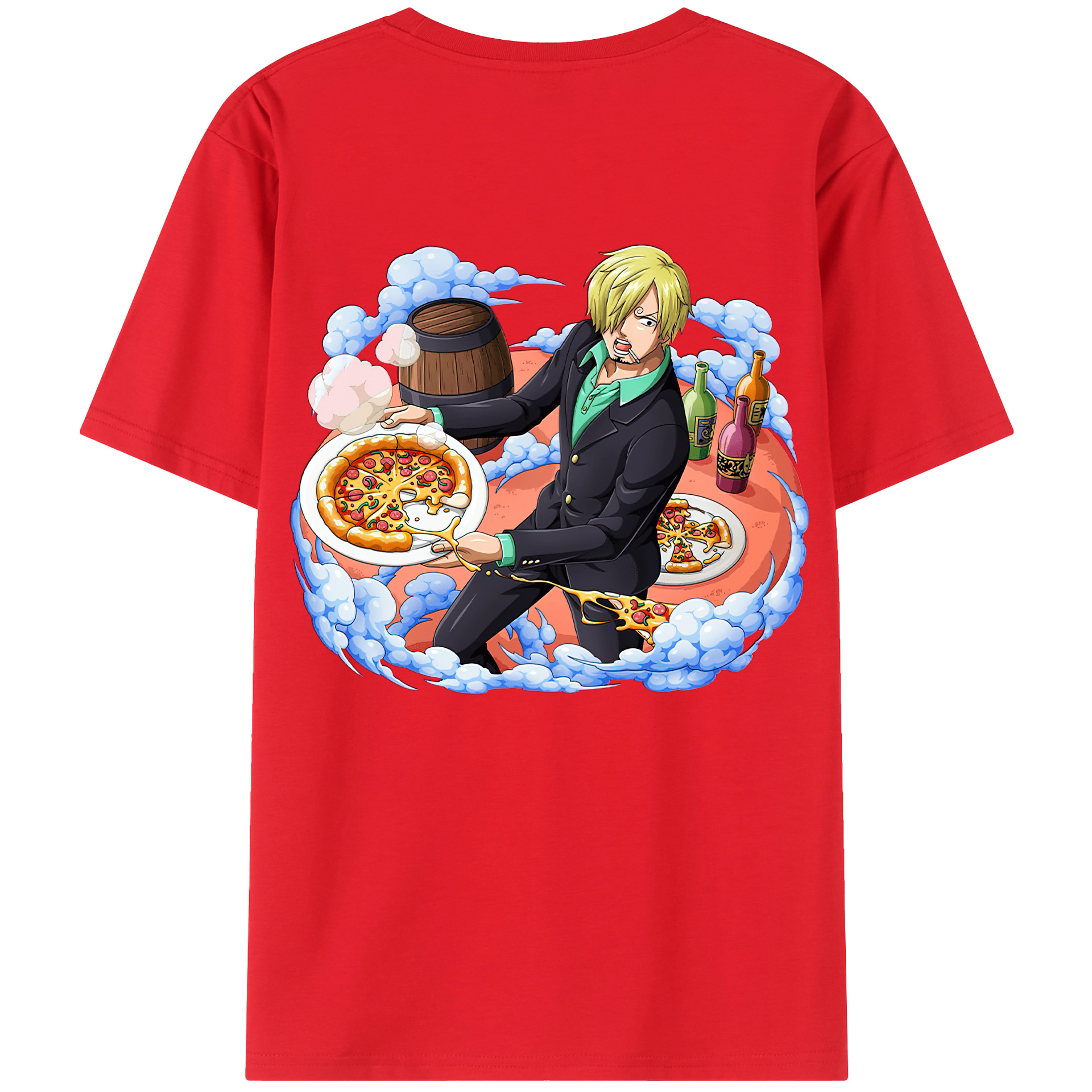 （画像用） ワンピース サンジ ONE PIECE Sanji レディース半袖Tシャツ(バックプリント)