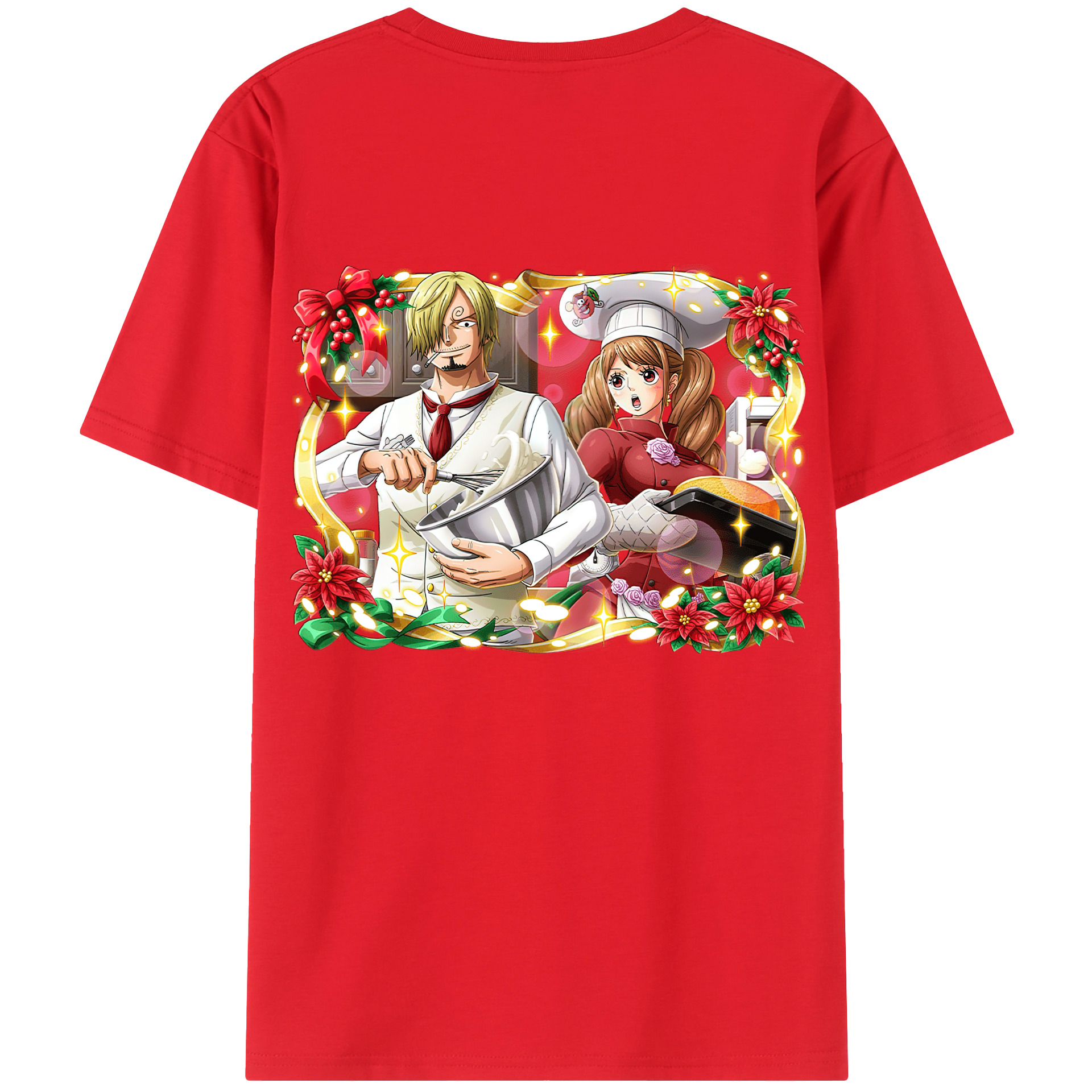 （画像用） ワンピース サンジ ONE PIECE Sanji レディース半袖Tシャツ(バックプリント)