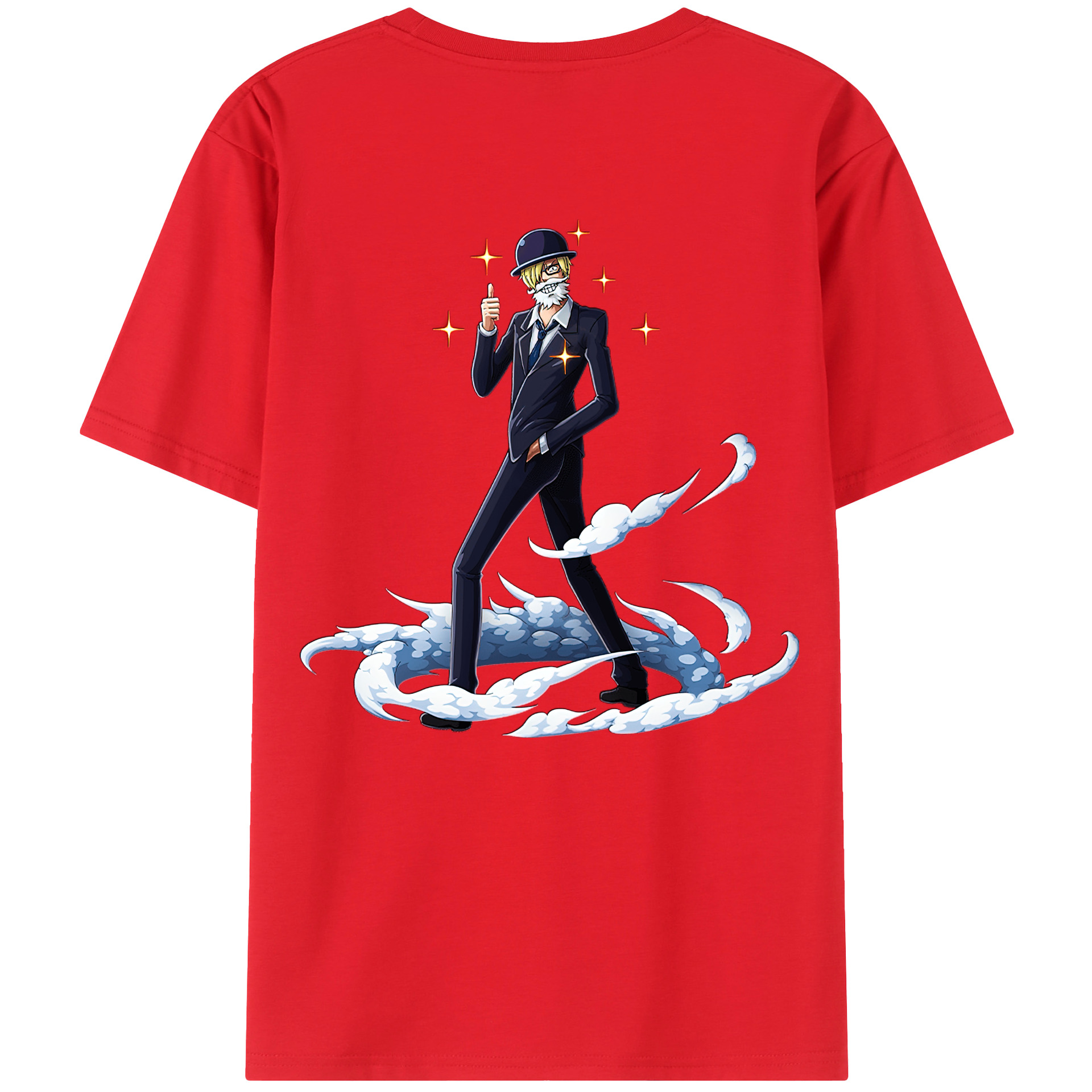 （画像用） ワンピース サンジ ONE PIECE Sanji レディース半袖Tシャツ(バックプリント)