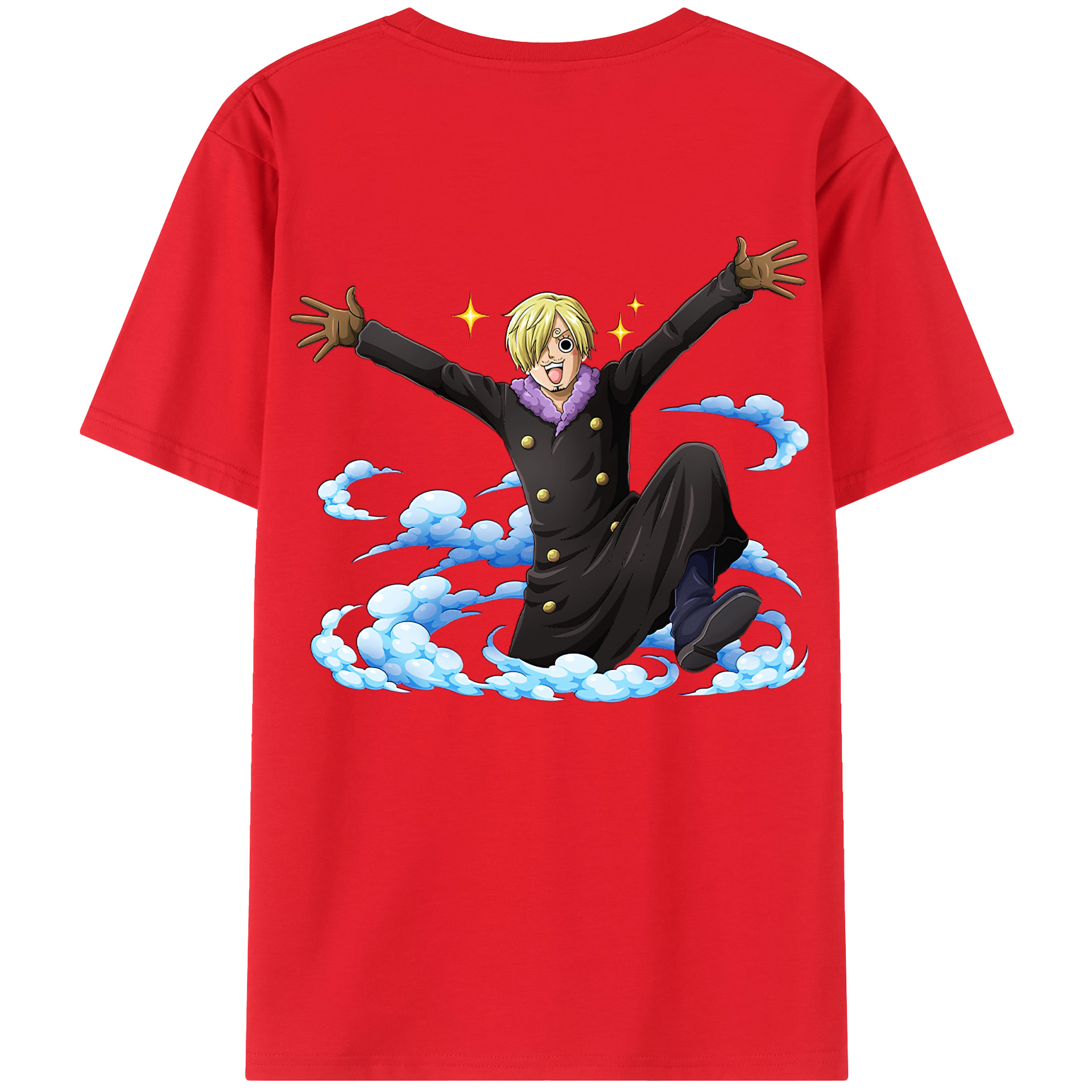 （画像用） ワンピース サンジ ONE PIECE Sanji レディース半袖Tシャツ(バックプリント)
