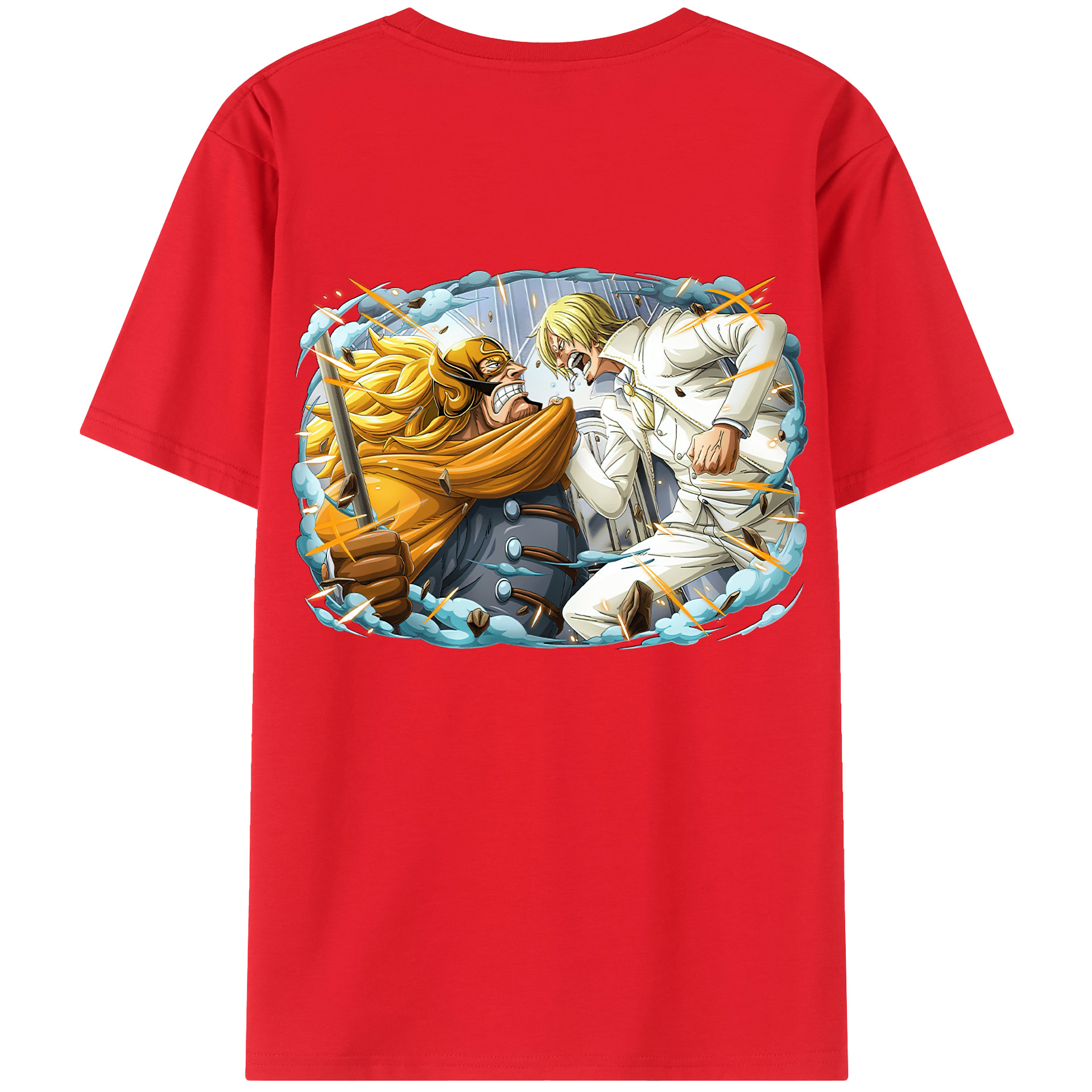 （画像用） ワンピース サンジ ONE PIECE Sanji レディース半袖Tシャツ(バックプリント)