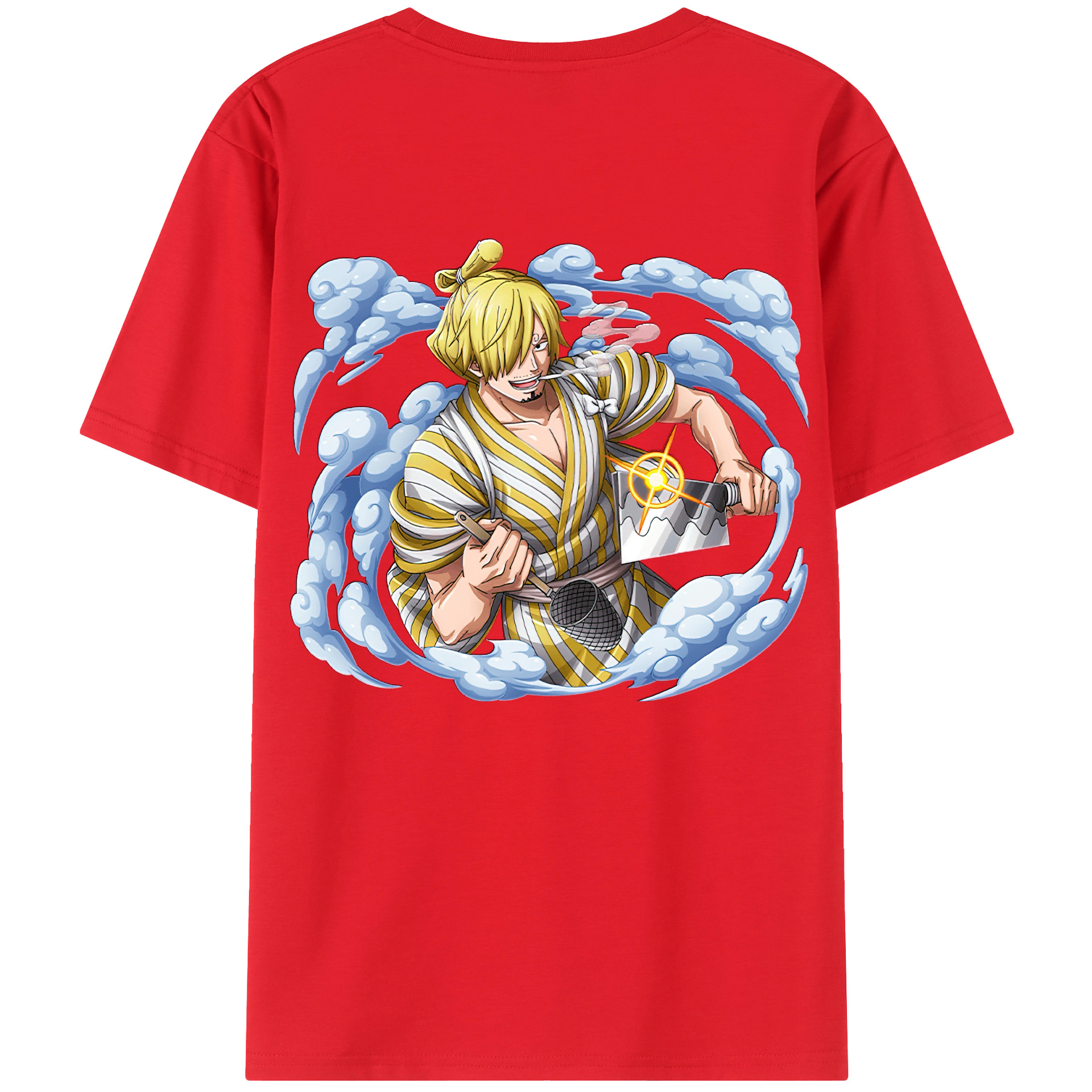 （画像用） ワンピース サンジ ONE PIECE Sanji レディース半袖Tシャツ(バックプリント)