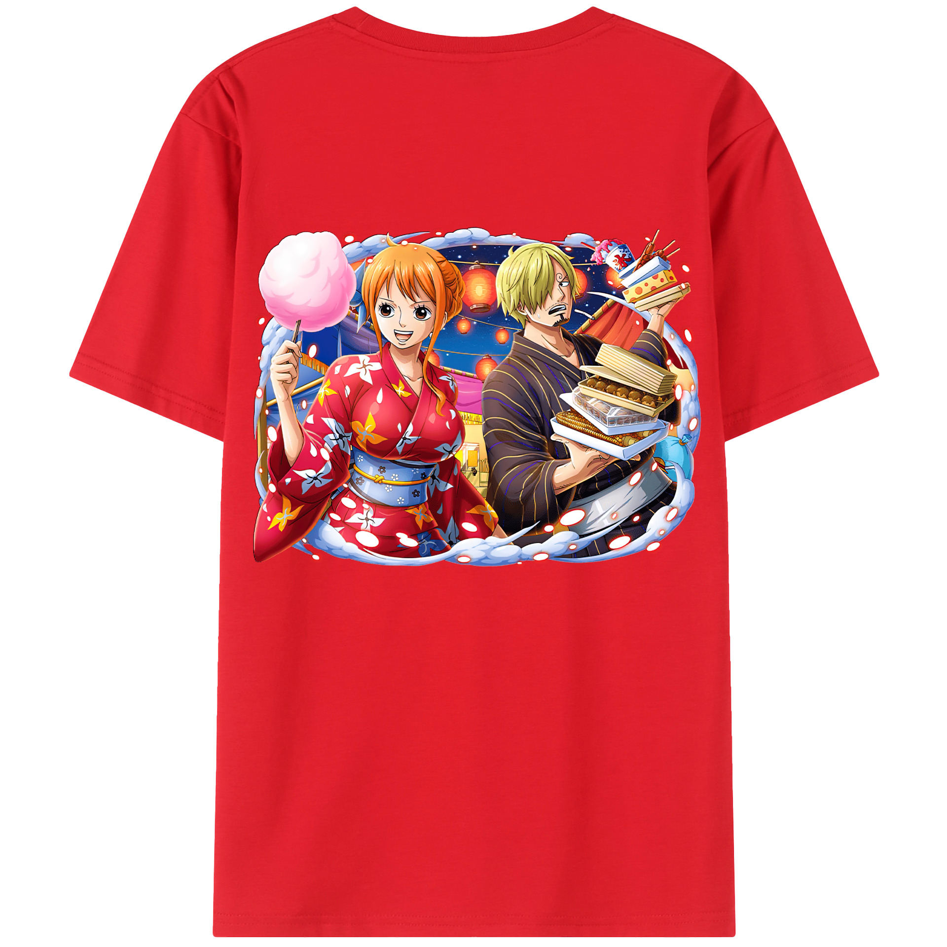 （画像用） ワンピース サンジ ONE PIECE Sanji レディース半袖Tシャツ(バックプリント)