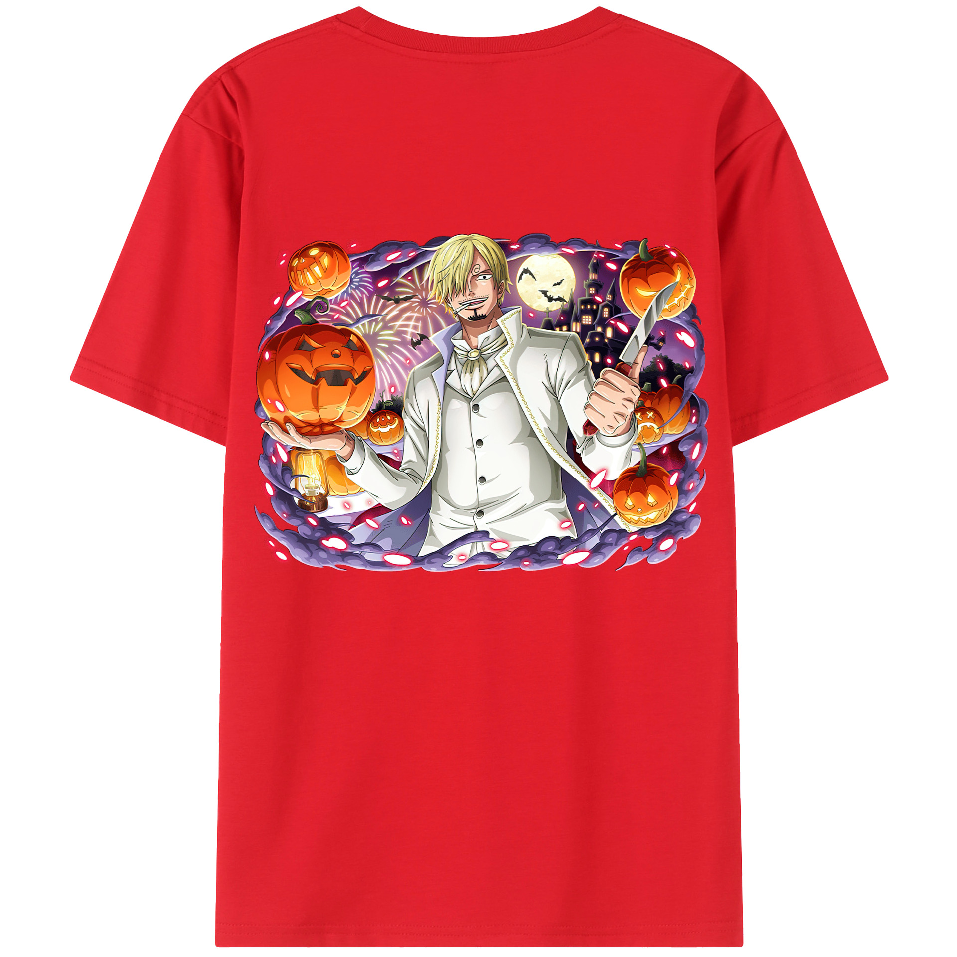 （画像用） ワンピース サンジ ONE PIECE Sanji レディース半袖Tシャツ(バックプリント)